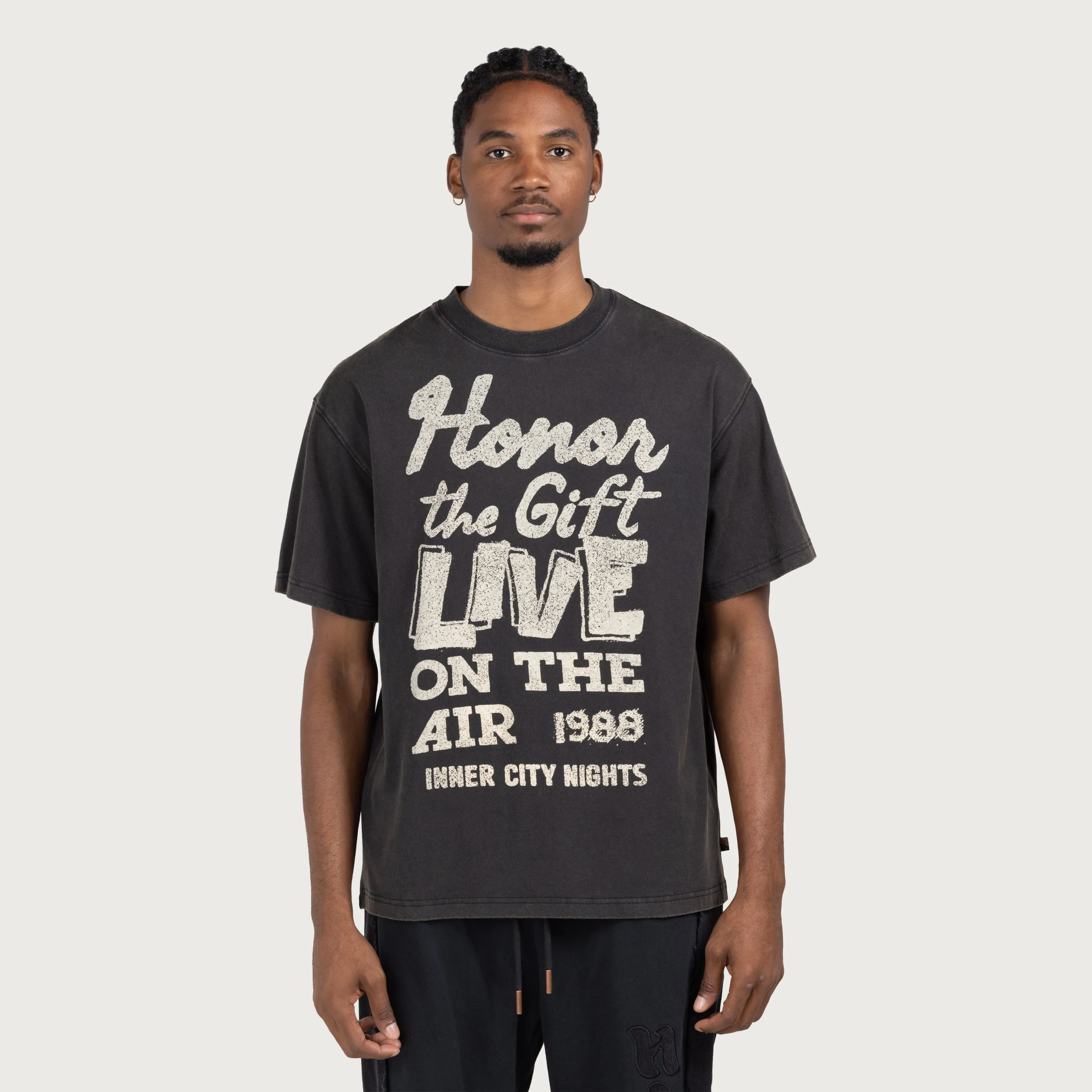 Live On The Air Tee - Black sold by Honor the Gift product image thumbnail 2
