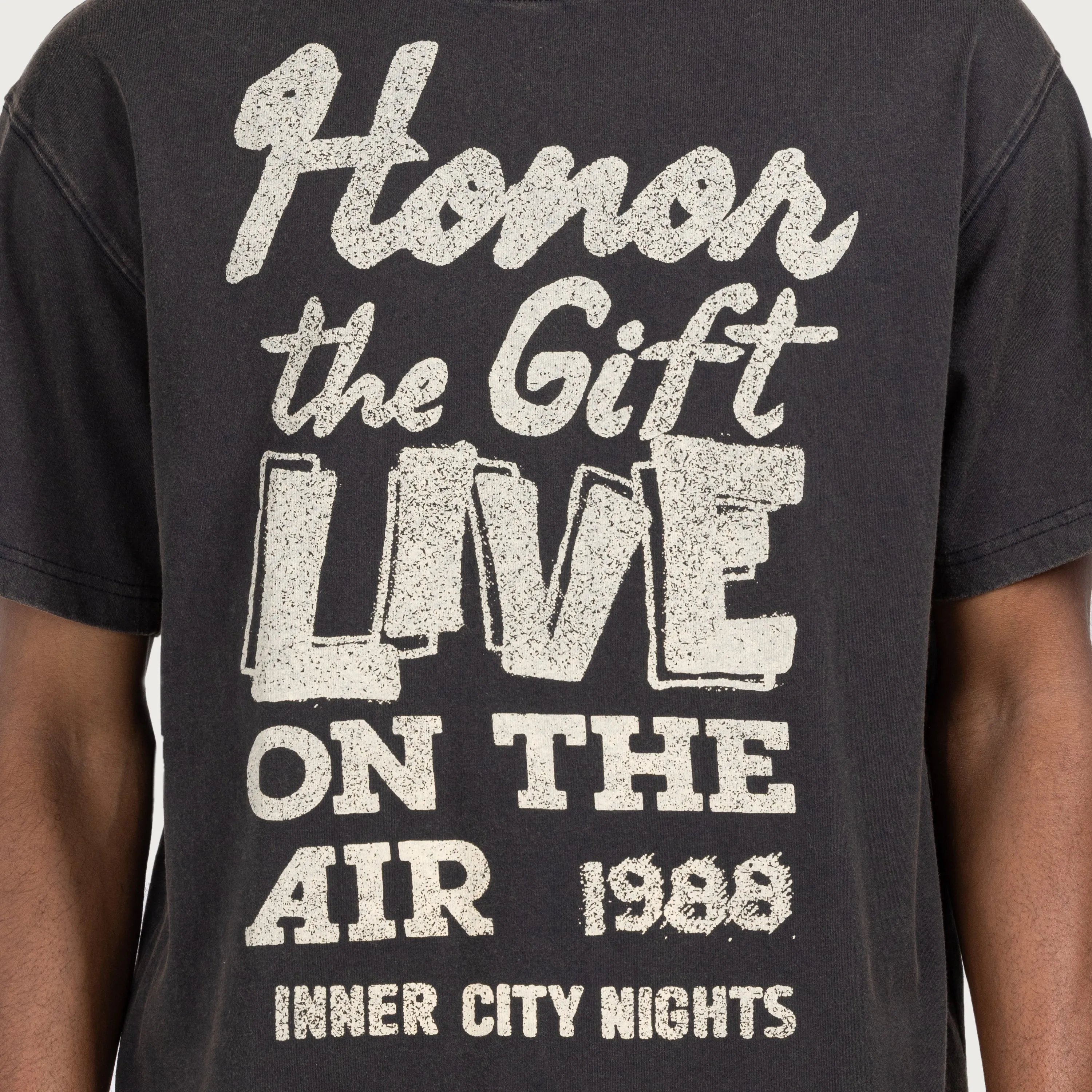 Live On The Air Tee - Black sold by Honor the Gift product image thumbnail 3