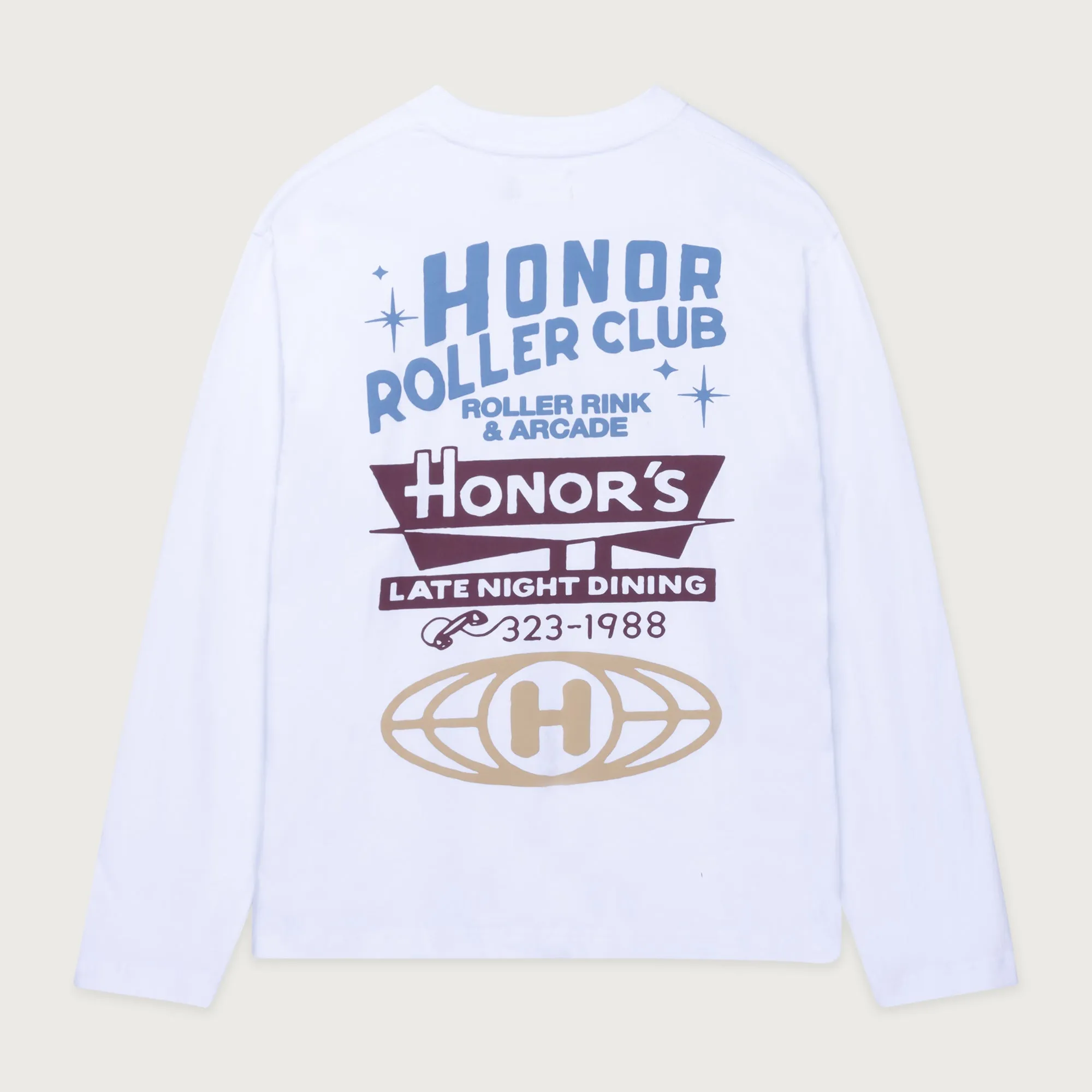 Late Night Dining Tee - White sold by Honor the Gift product image thumbnail 5