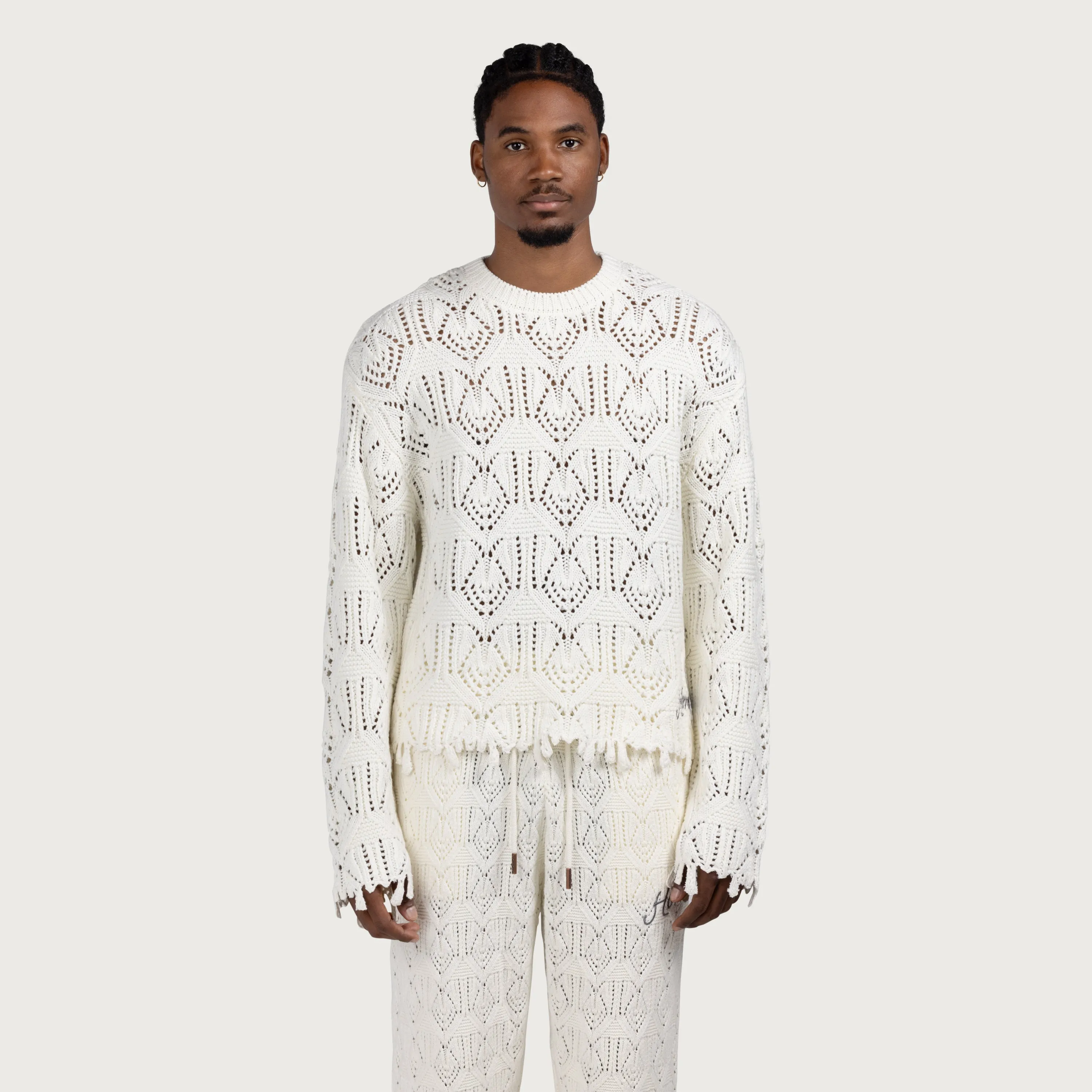 Cable Sweater - Bone sold by Honor the Gift product image thumbnail 2