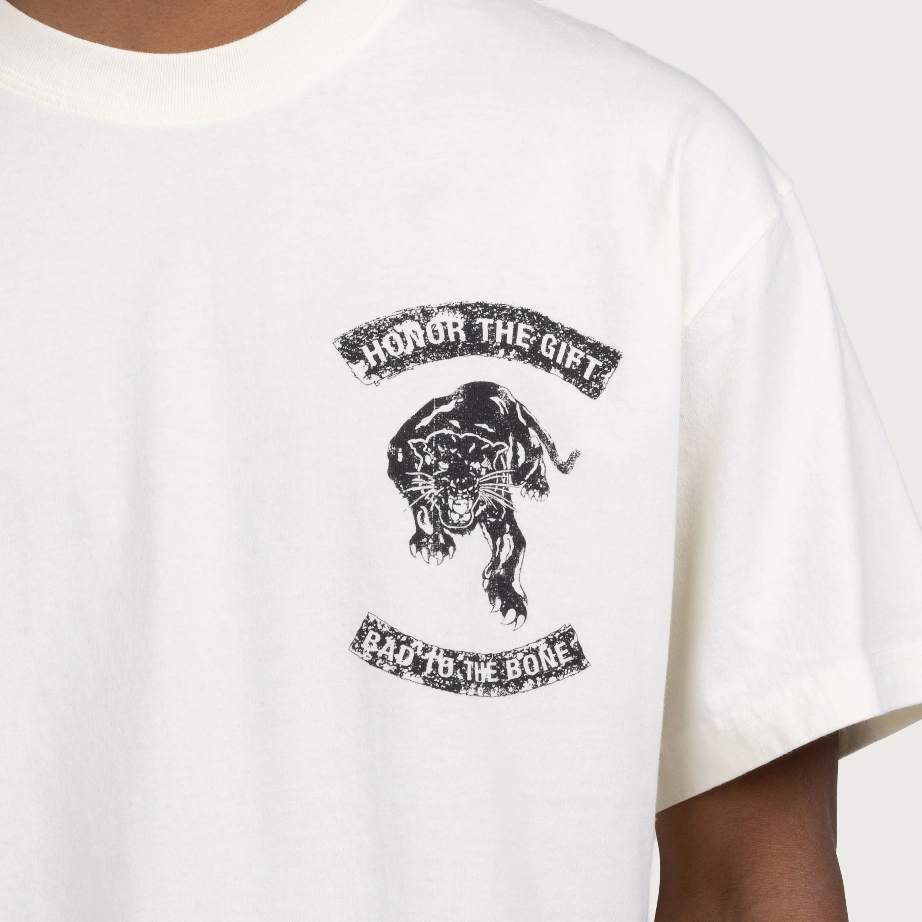 Bad To The Bone Tee - White sold by Honor the Gift product image thumbnail 3