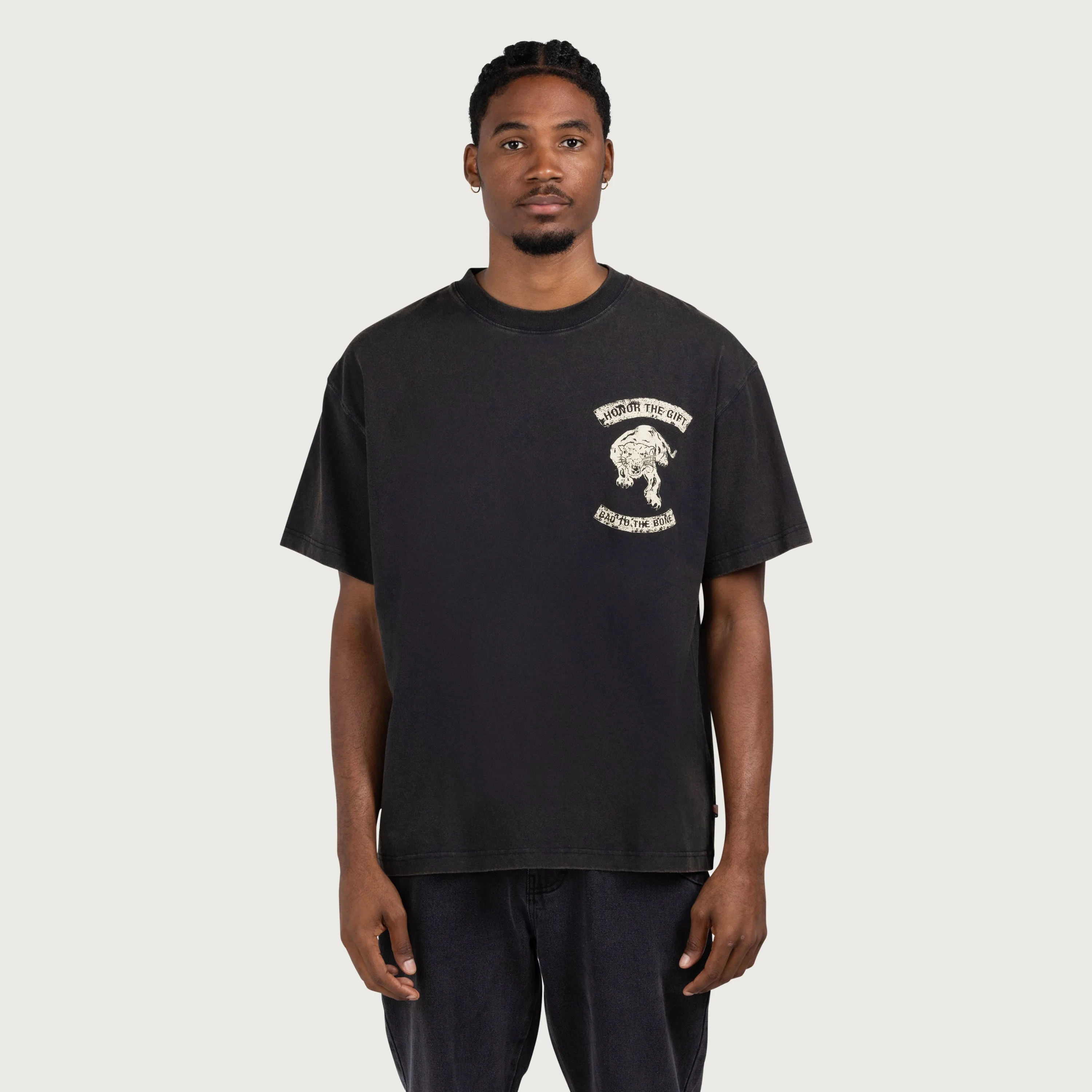 Bad To The Bone Tee - Black sold by Honor the Gift product image thumbnail 2