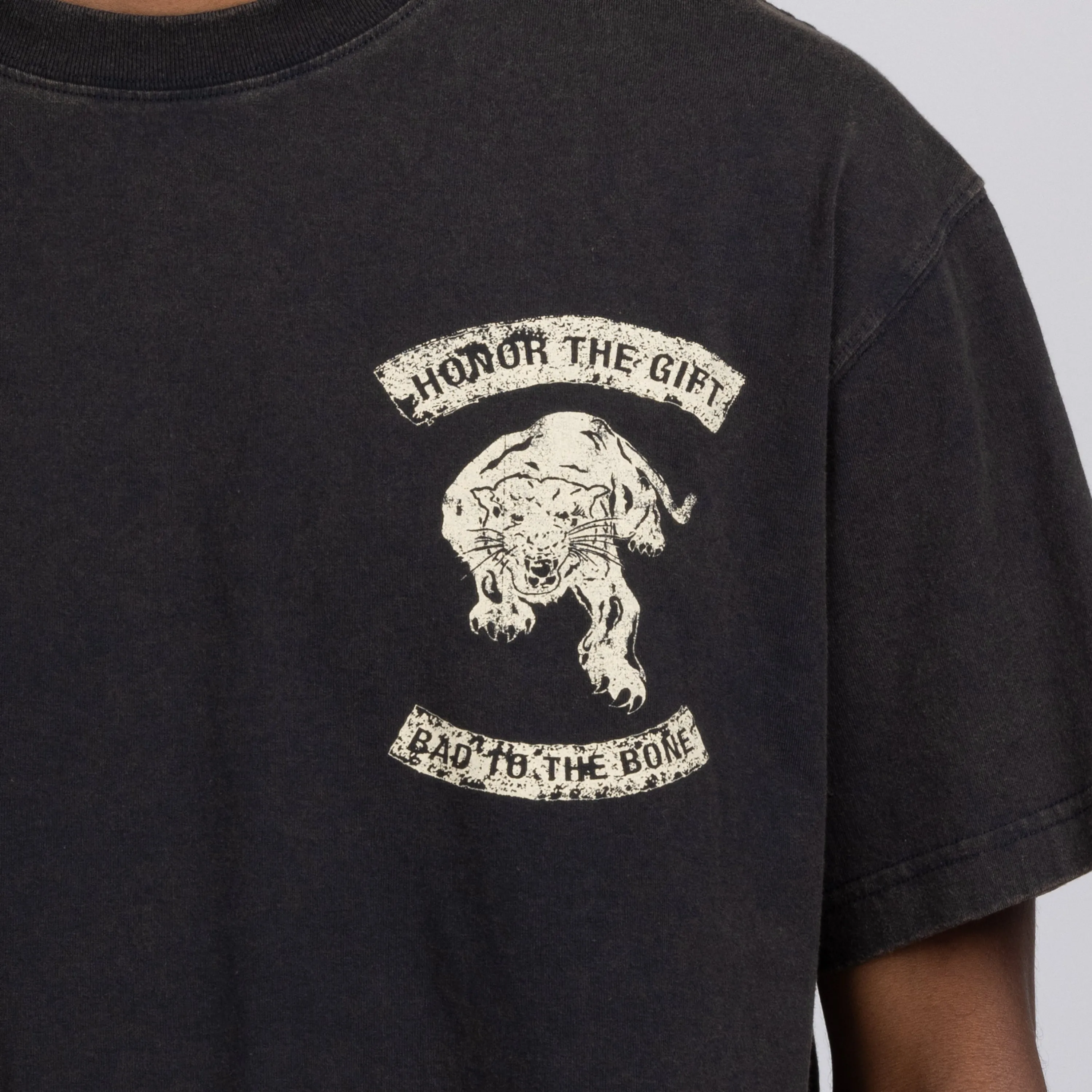 Bad To The Bone Tee - Black sold by Honor the Gift product image thumbnail 3