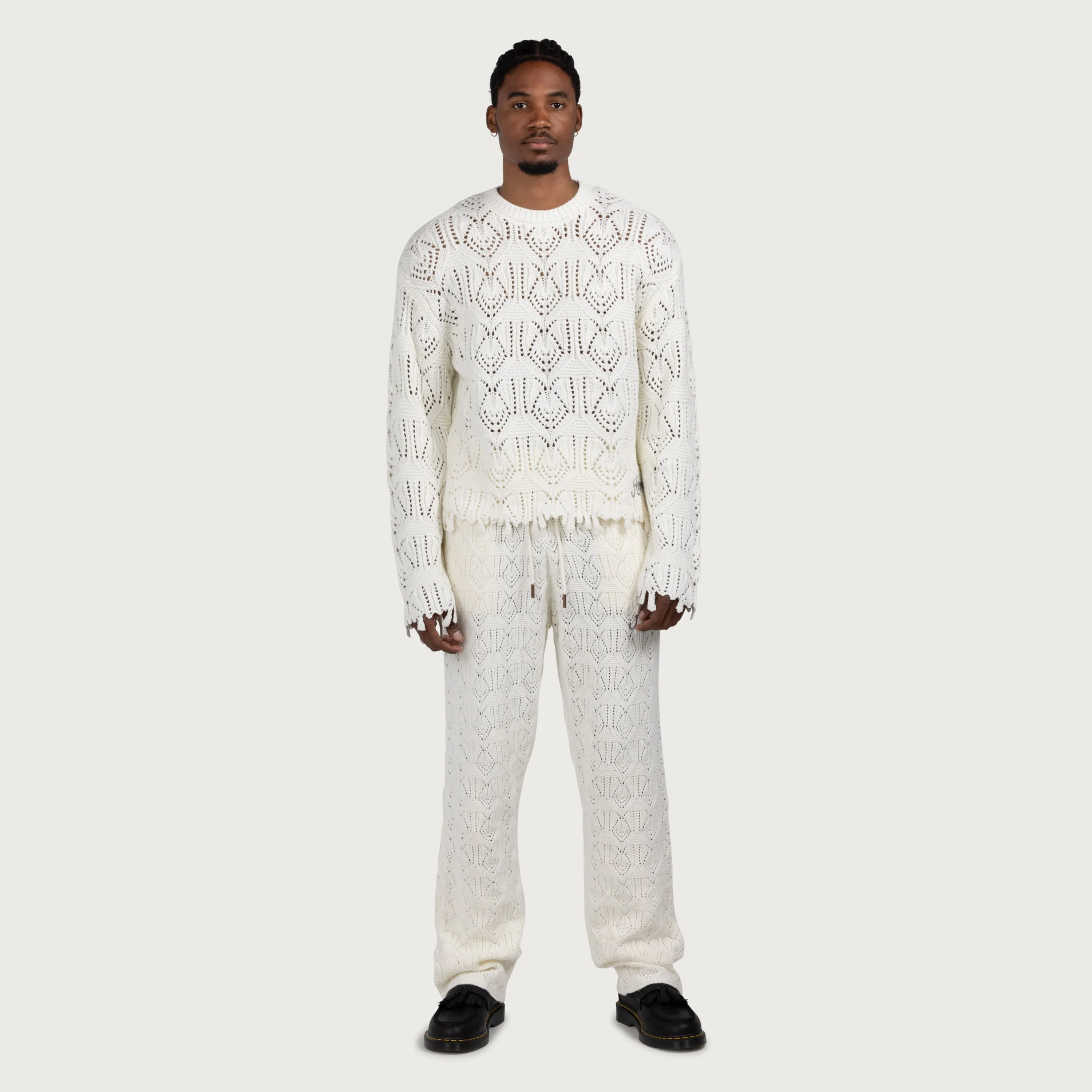 Cable Knit Pant - Bone sold by Honor the Gift product image thumbnail 2