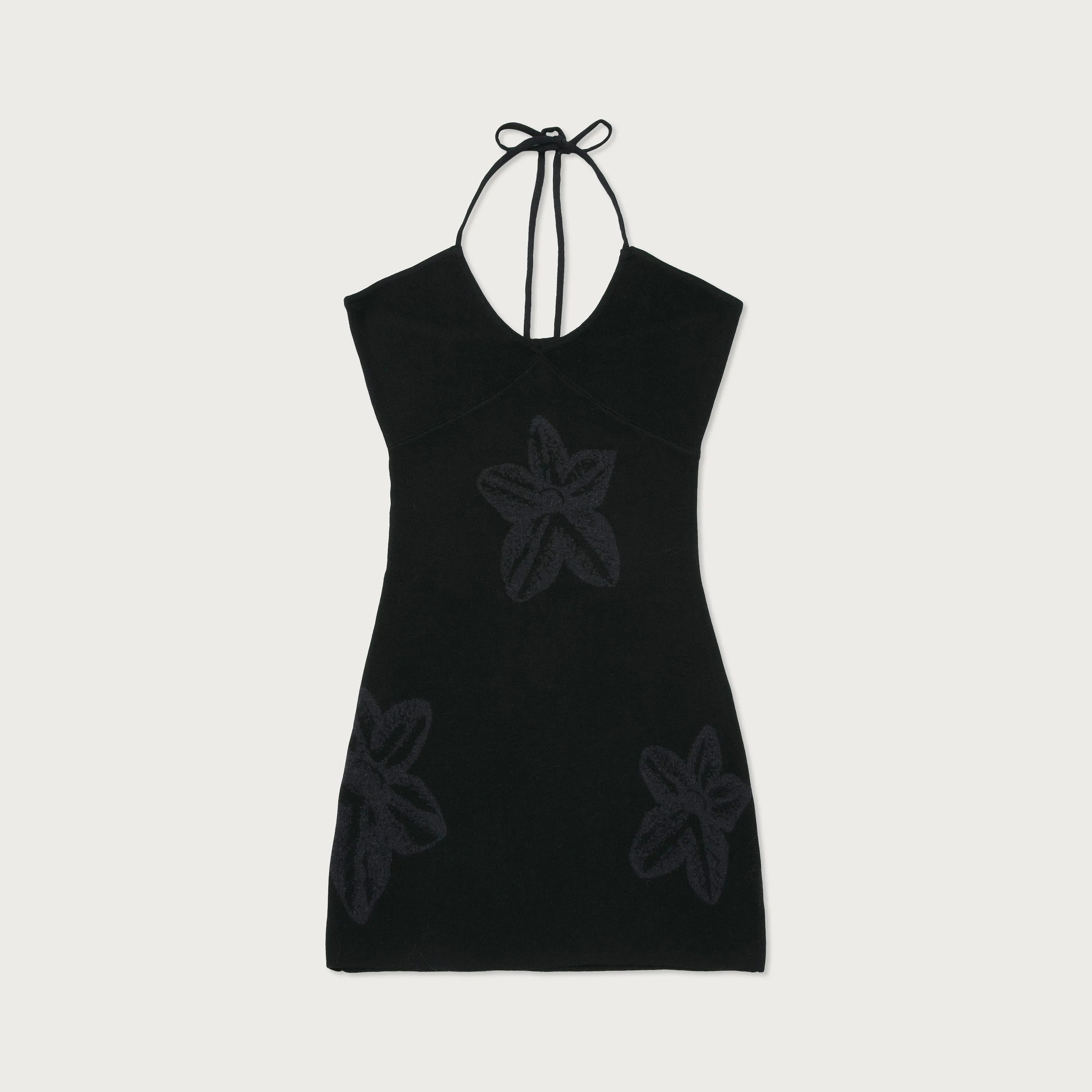 Womens Floral Knit Dress - Black sold by Honor the Gift