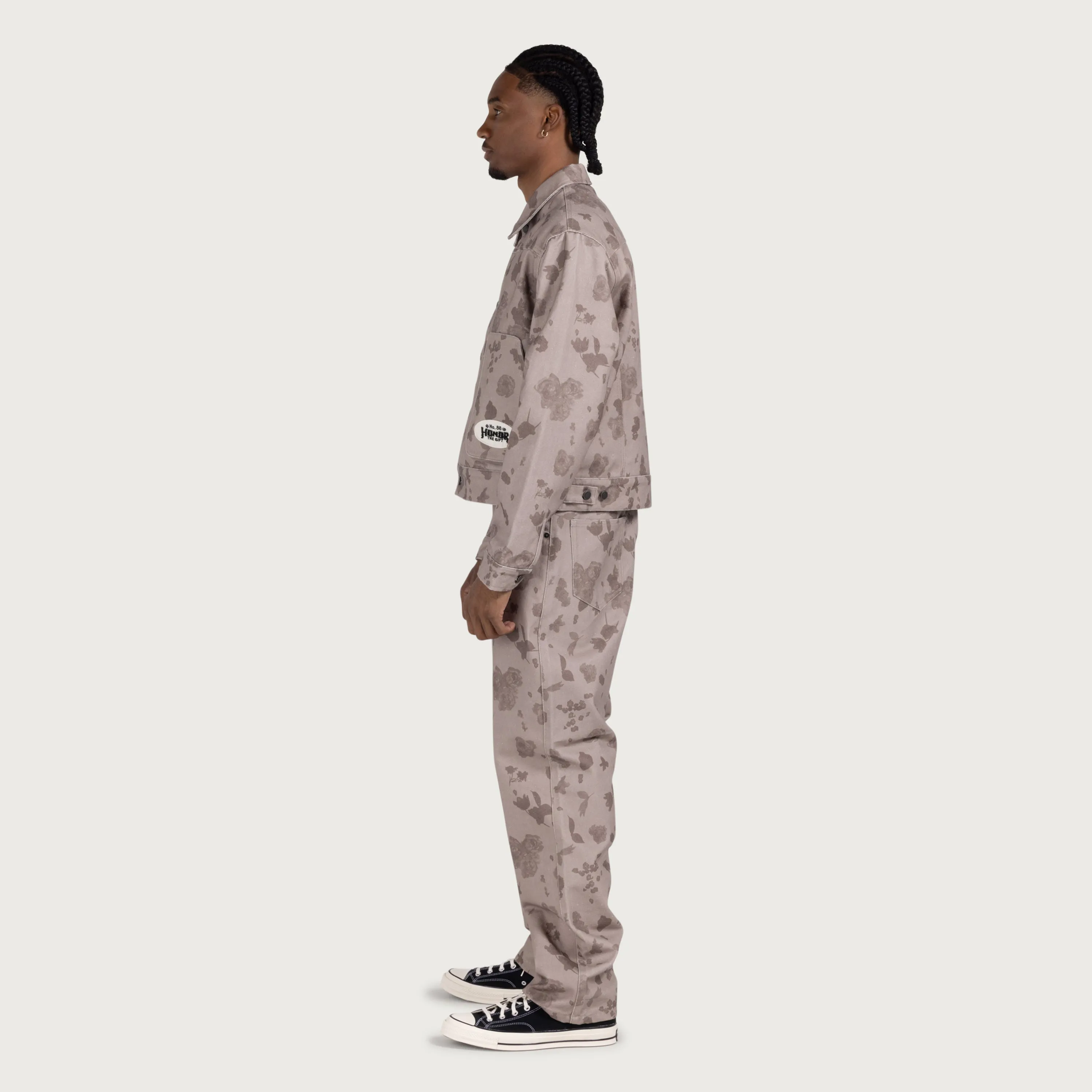 Tonal Floral Pant - Pebble sold by Honor the Gift product image thumbnail 4