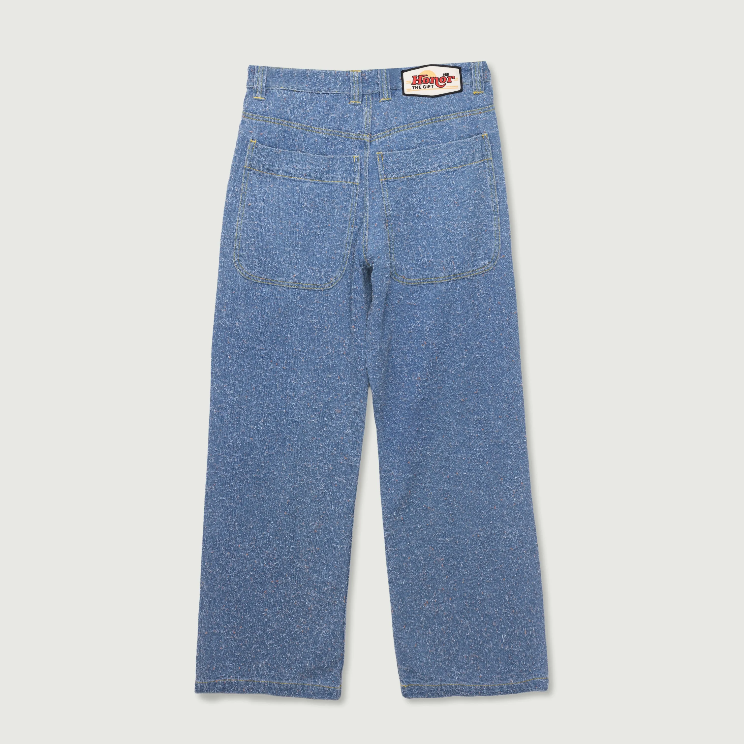Washed Nep Yarn Denim Pant - Indigo sold by Honor the Gift product image thumbnail 4