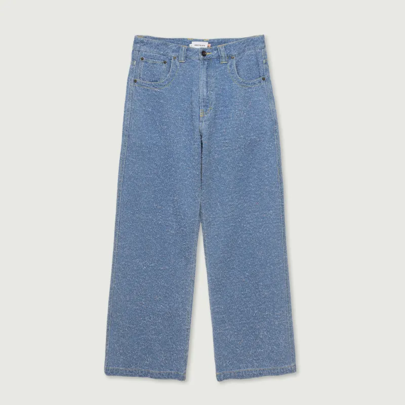 Washed Nep Yarn Denim Pant - Indigo made by Honor the Gift
