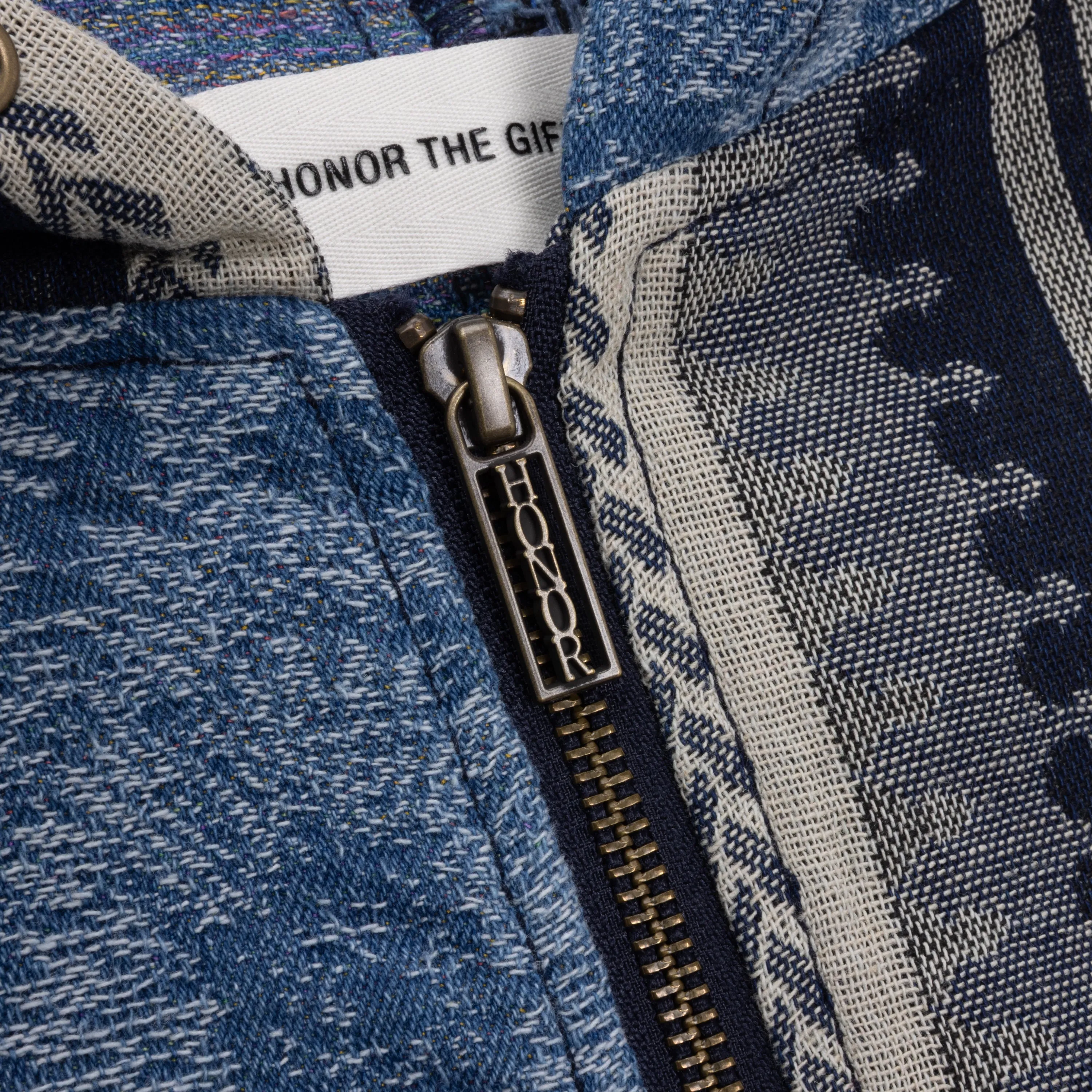 Indigo Tapestry Hoodie - Indigo sold by Honor the Gift product image thumbnail 3