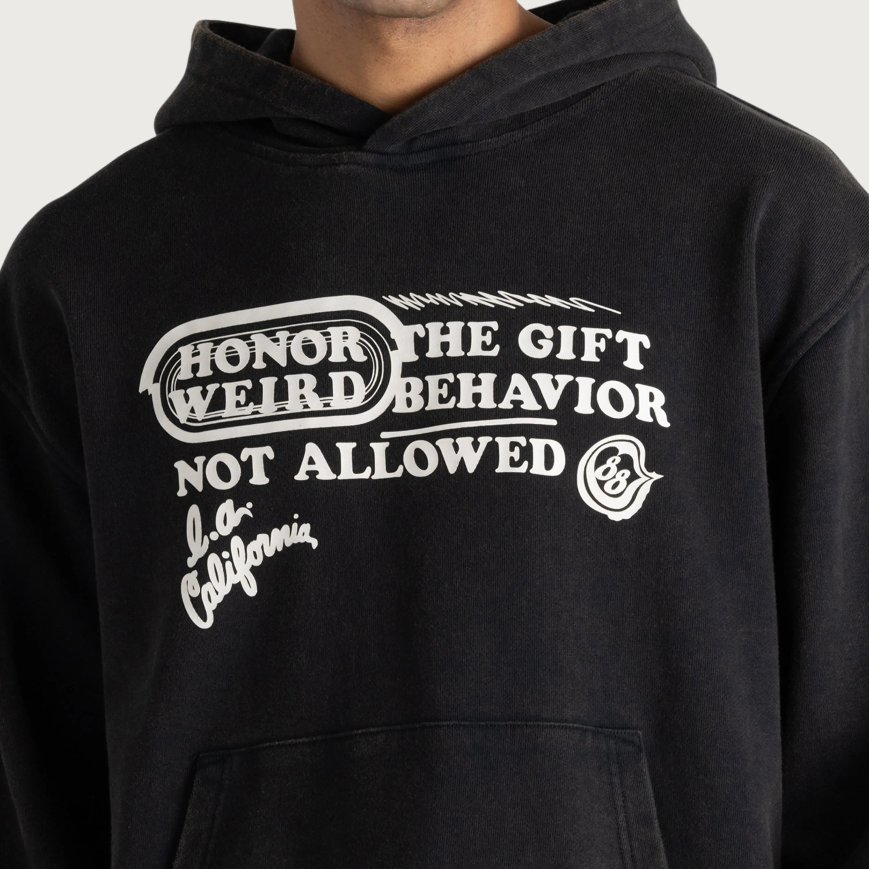 Not Allowed Hoodie - Black sold by Honor the Gift product image thumbnail 4