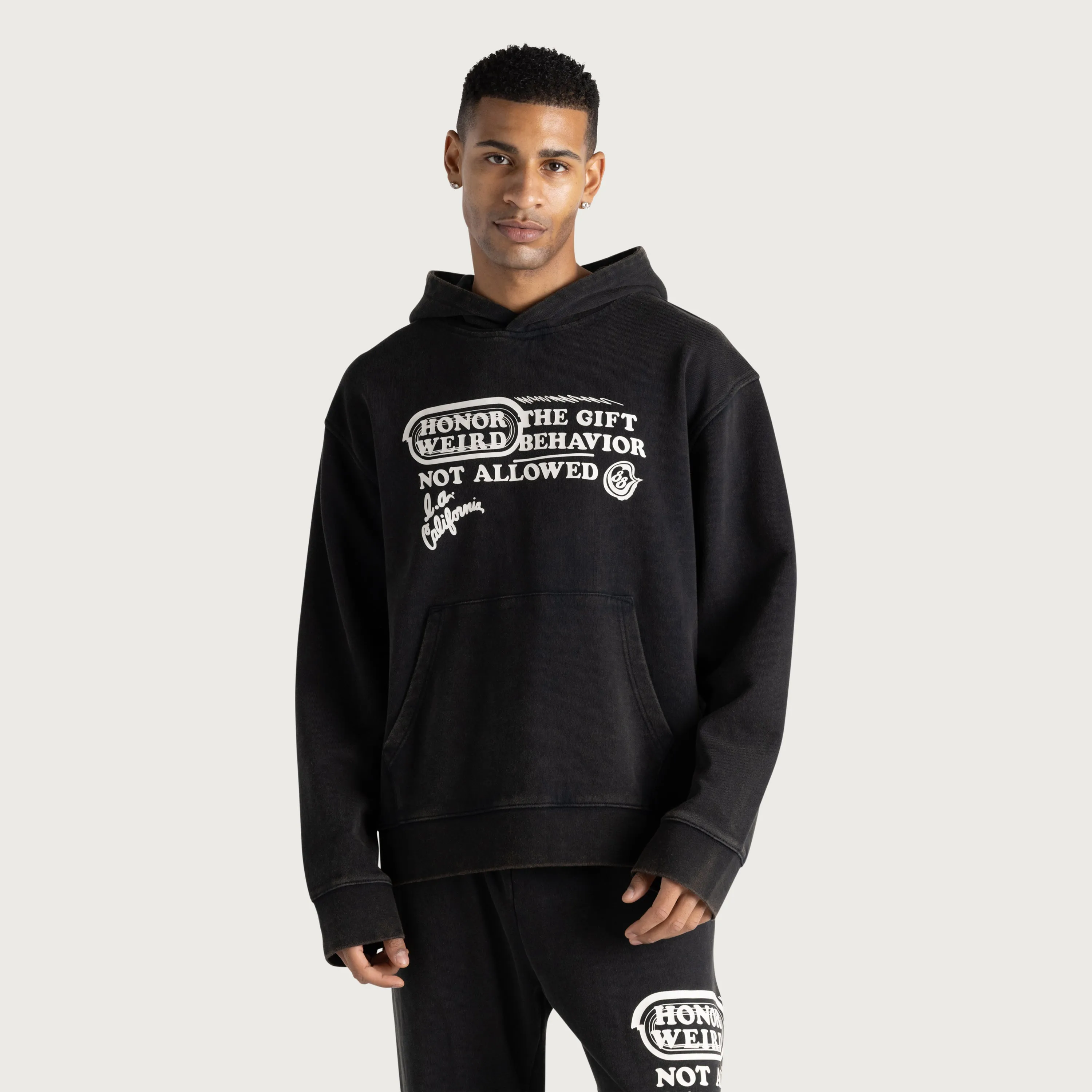 Not Allowed Hoodie - Black sold by Honor the Gift product image thumbnail 2