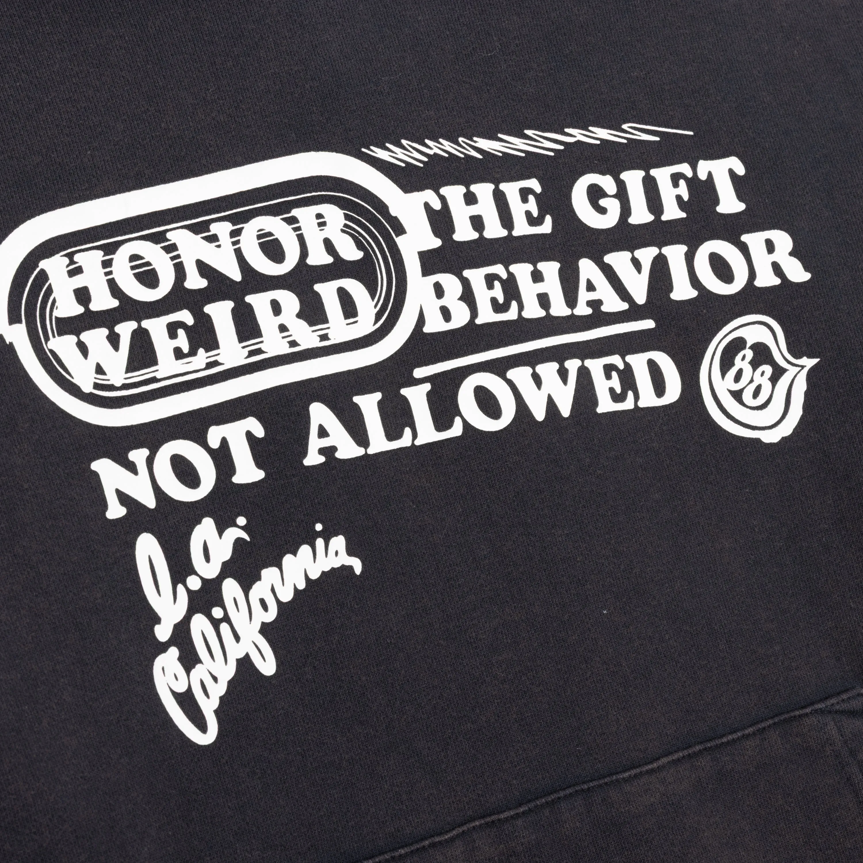 Not Allowed Hoodie - Black sold by Honor the Gift product image thumbnail 3
