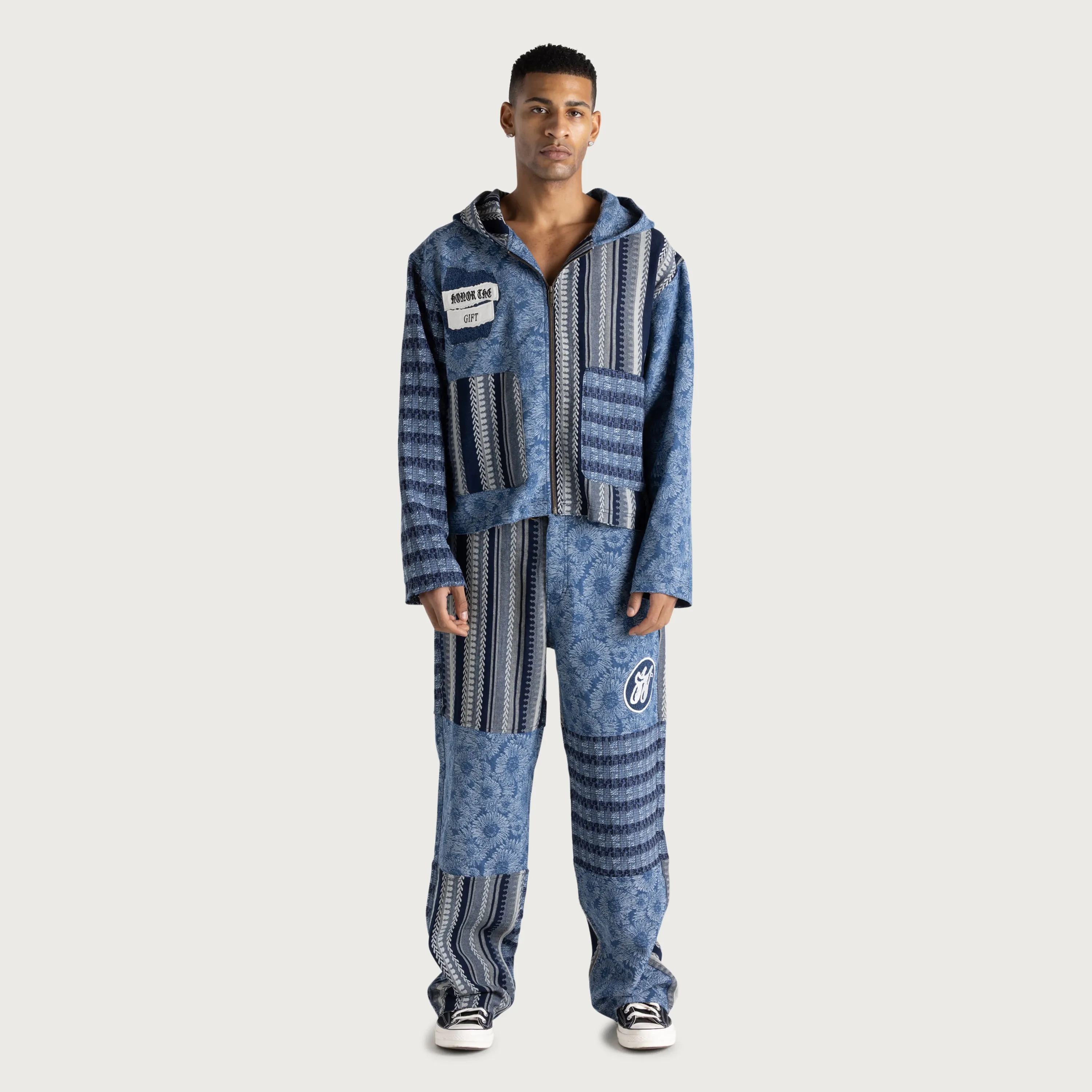 Indigo Tapestry Pant - Indigo sold by Honor the Gift product image thumbnail 2