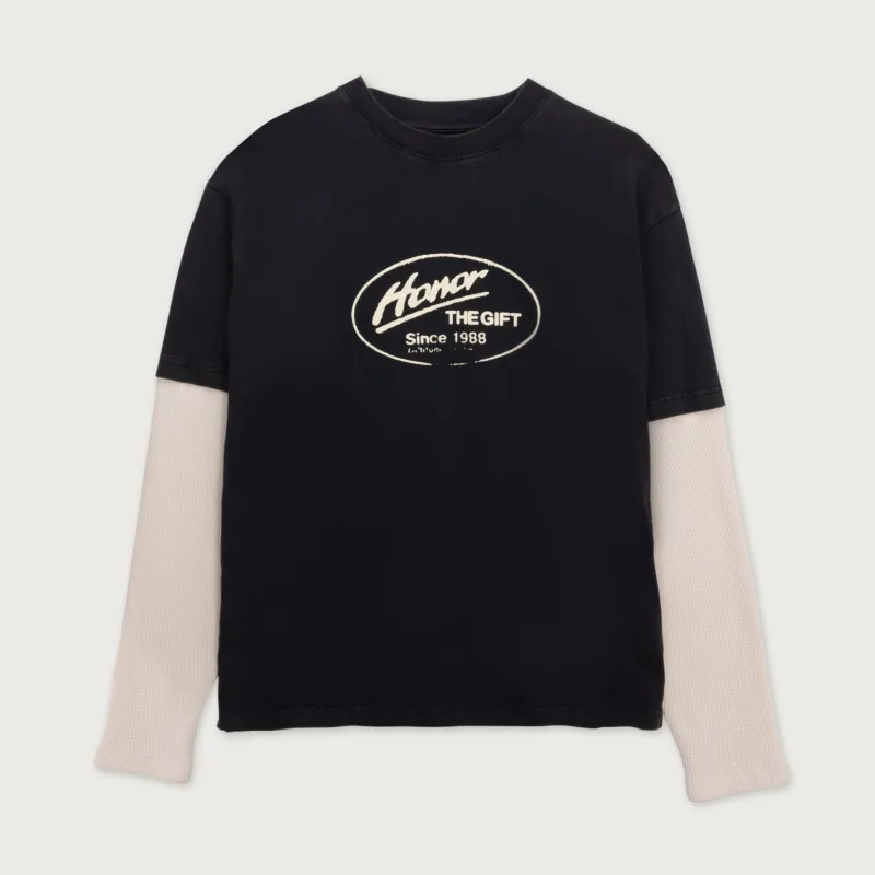 Just Be L/S Tee - Black sold by Honor the Gift