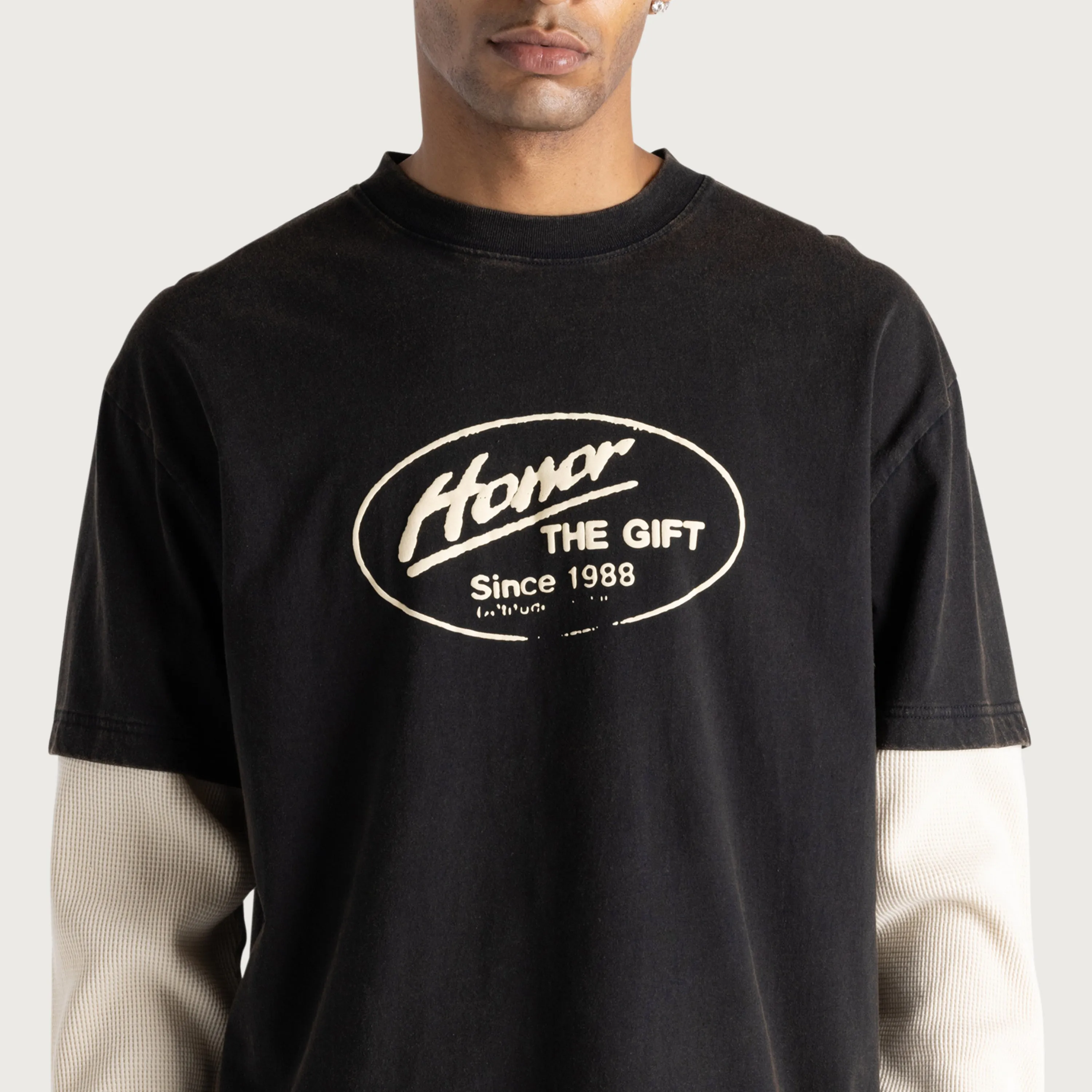 Just Be L/S Tee - Black sold by Honor the Gift product image thumbnail 4