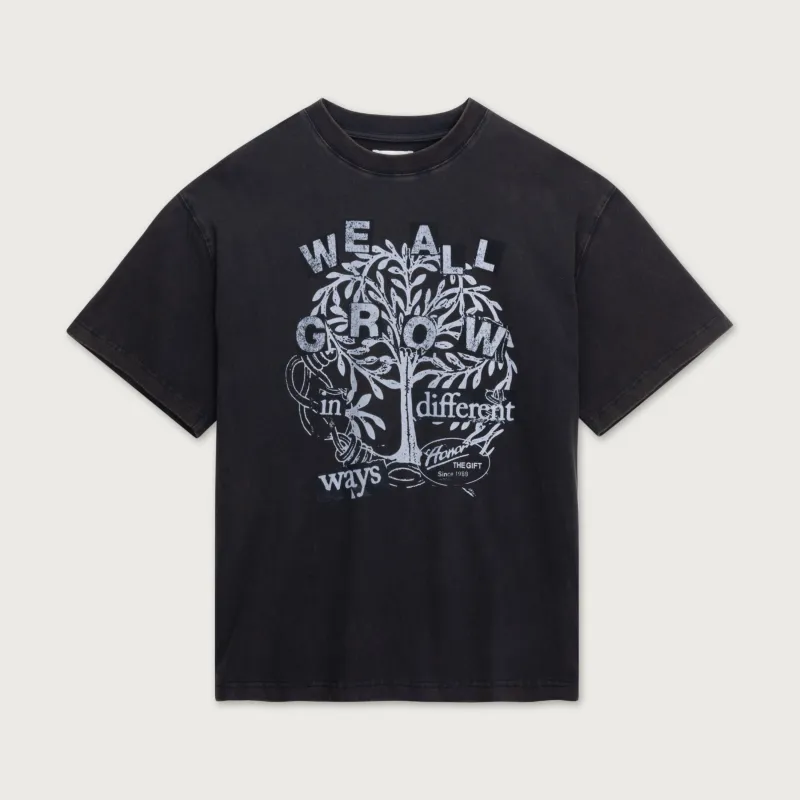 We All Grow Tee - Black sold by Honor the Gift