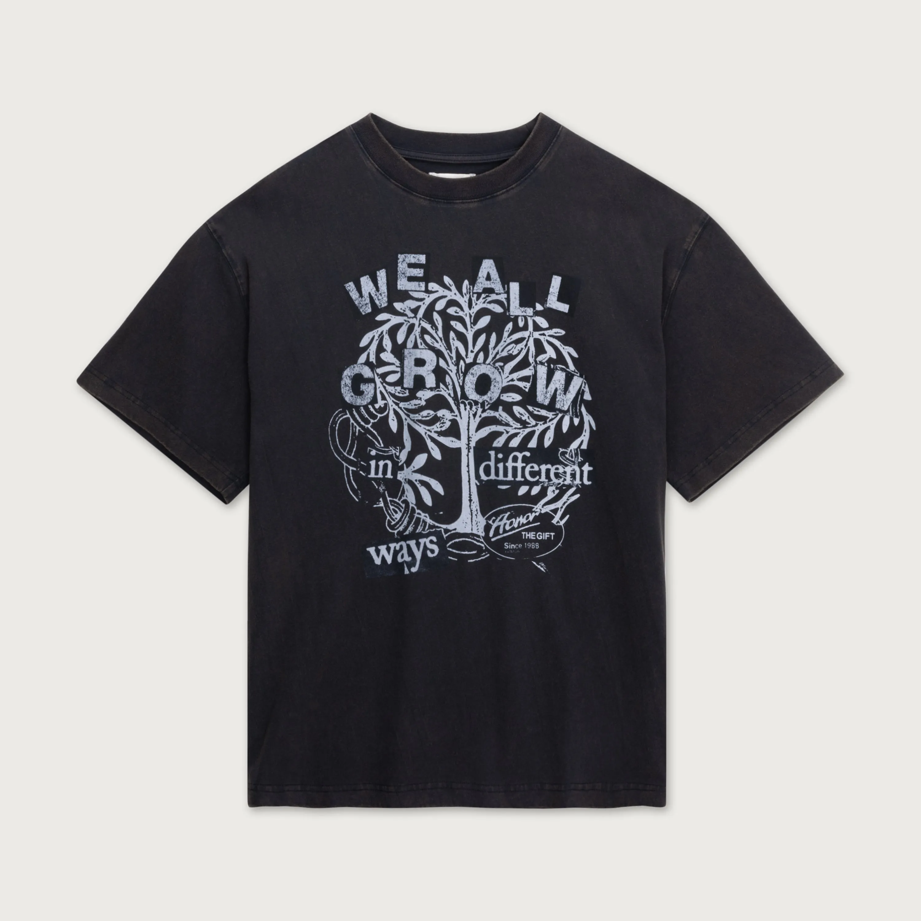 We All Grow Tee - Black sold by Honor the Gift