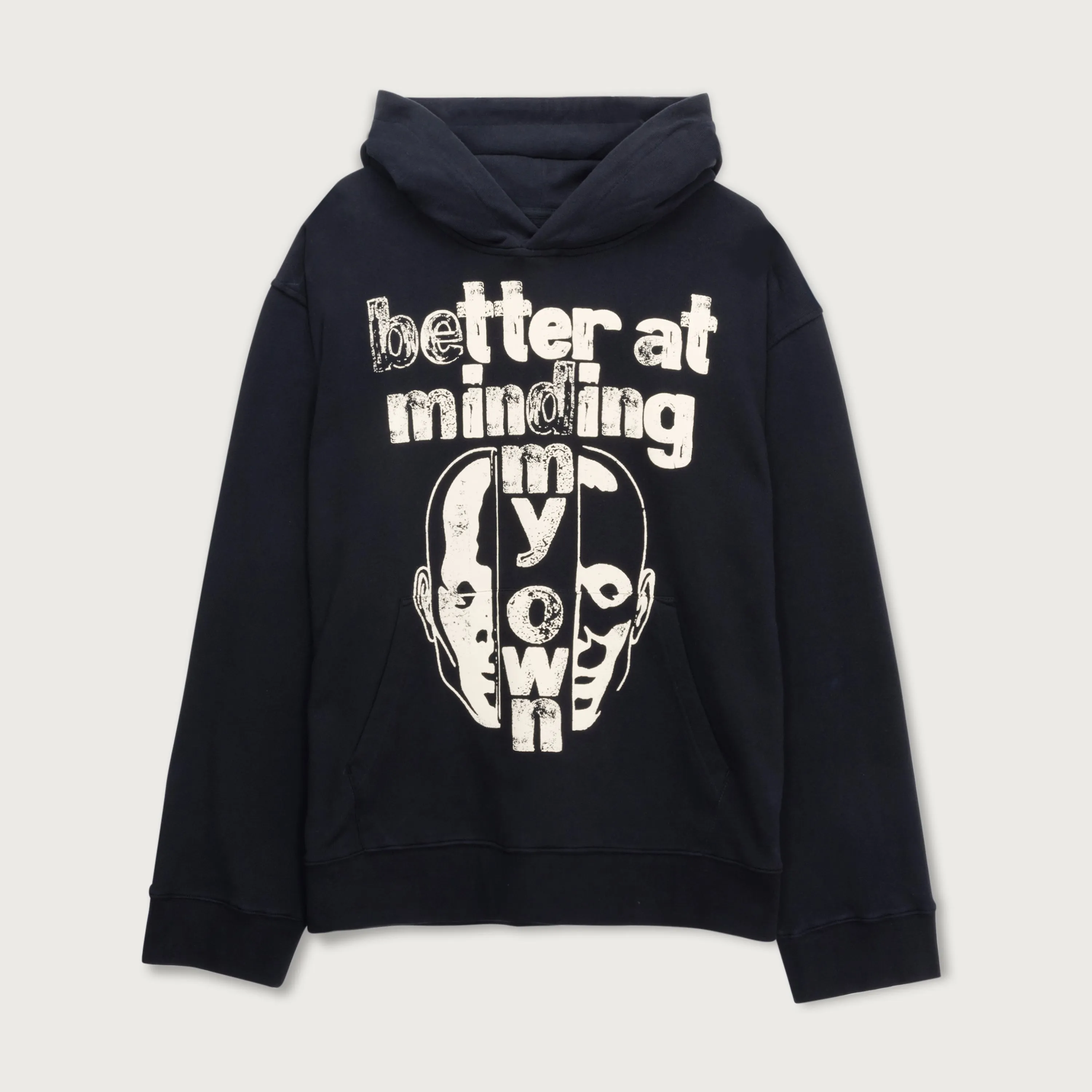 Better At Minding My Own Hoodie - Black sold by Honor the Gift