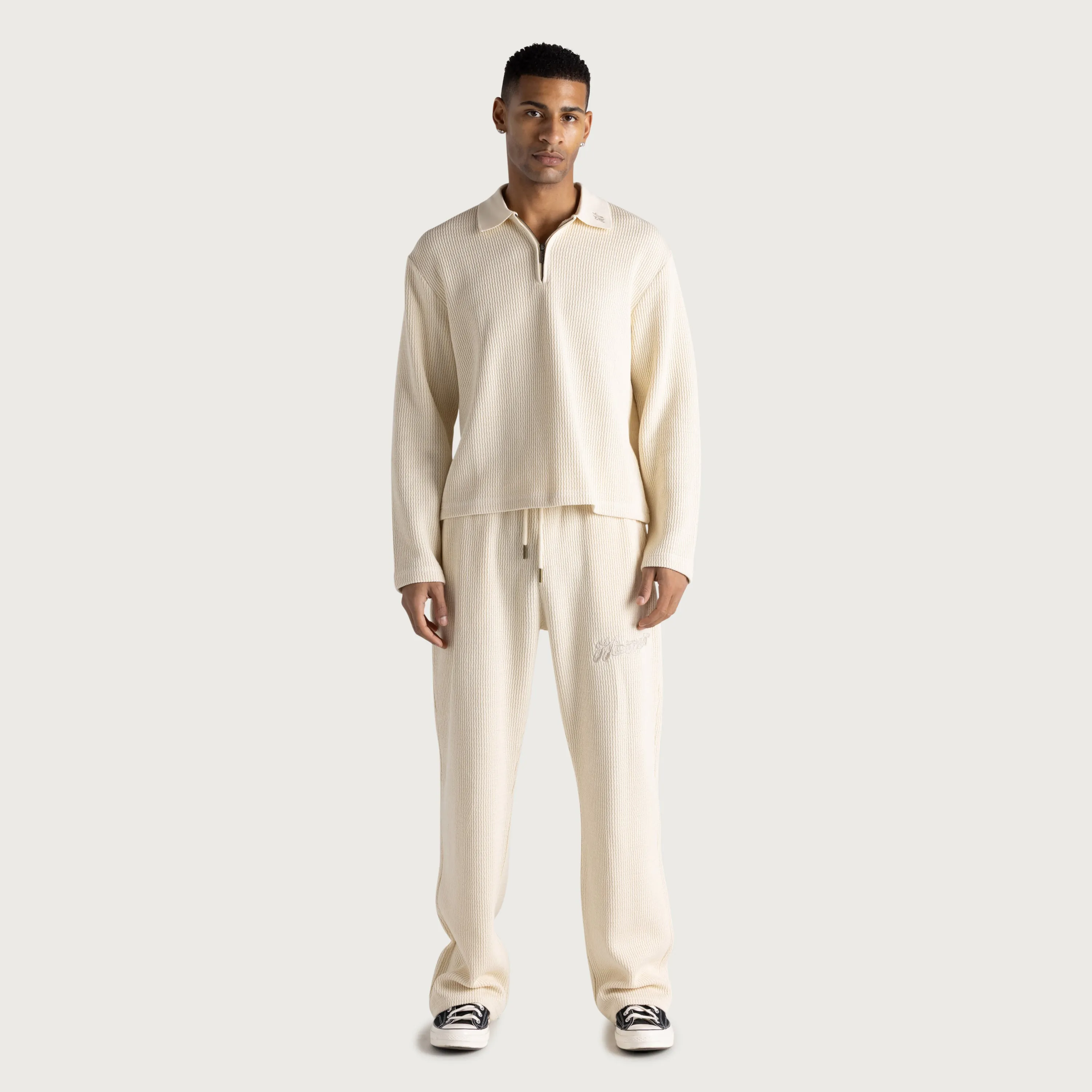 Wavy Knit Pant - Bone sold by Honor the Gift product image thumbnail 2