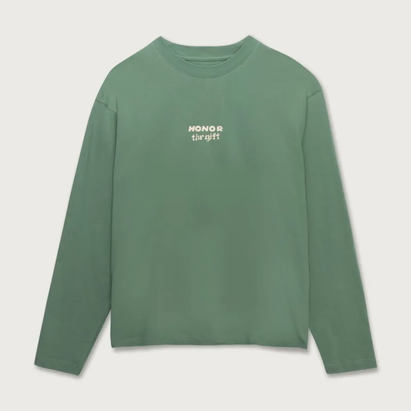 Running Shit L/S Tee - Mint made by Honor the Gift