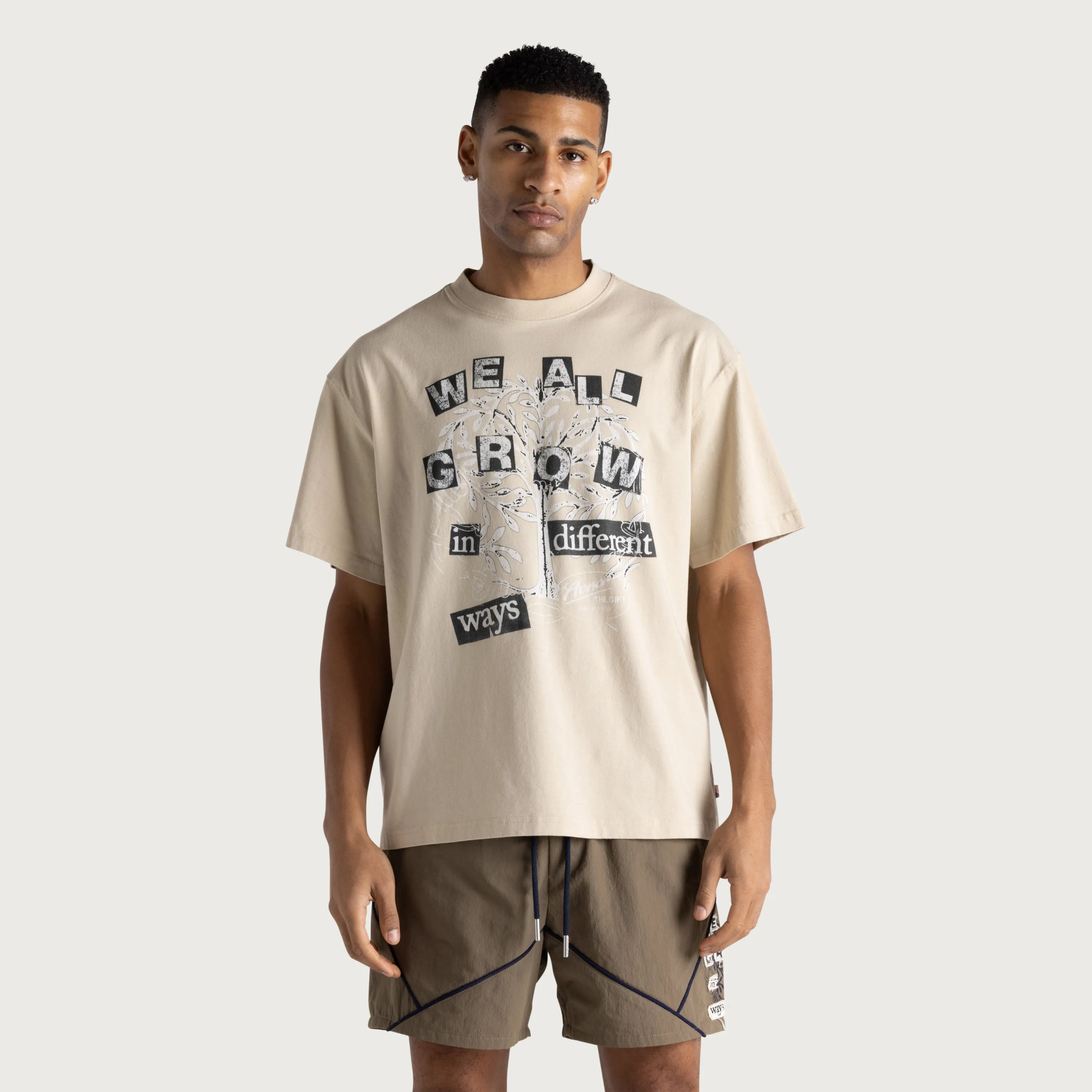 We All Grow Tee - Taupe sold by Honor the Gift product image thumbnail 2