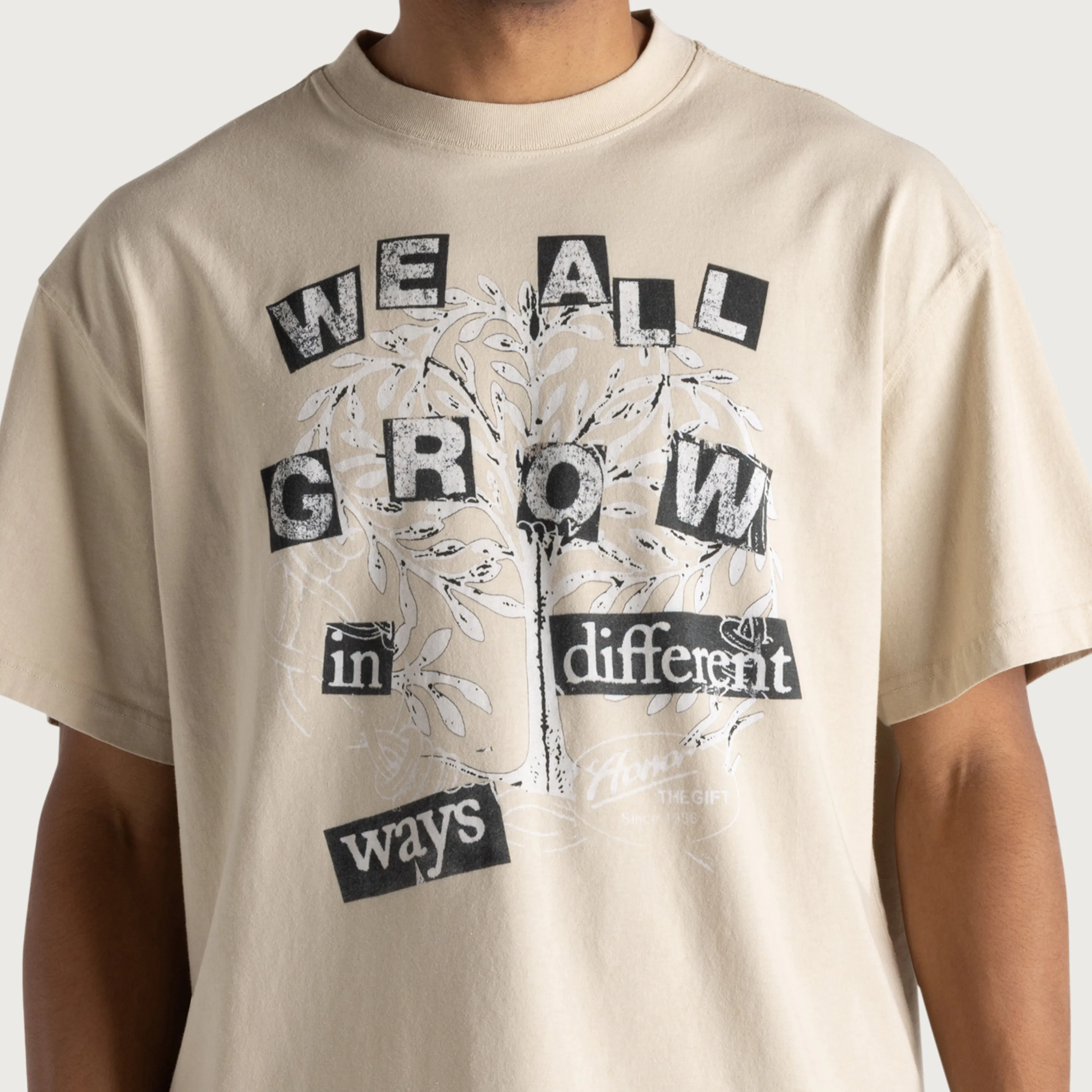 We All Grow Tee - Taupe sold by Honor the Gift product image thumbnail 4