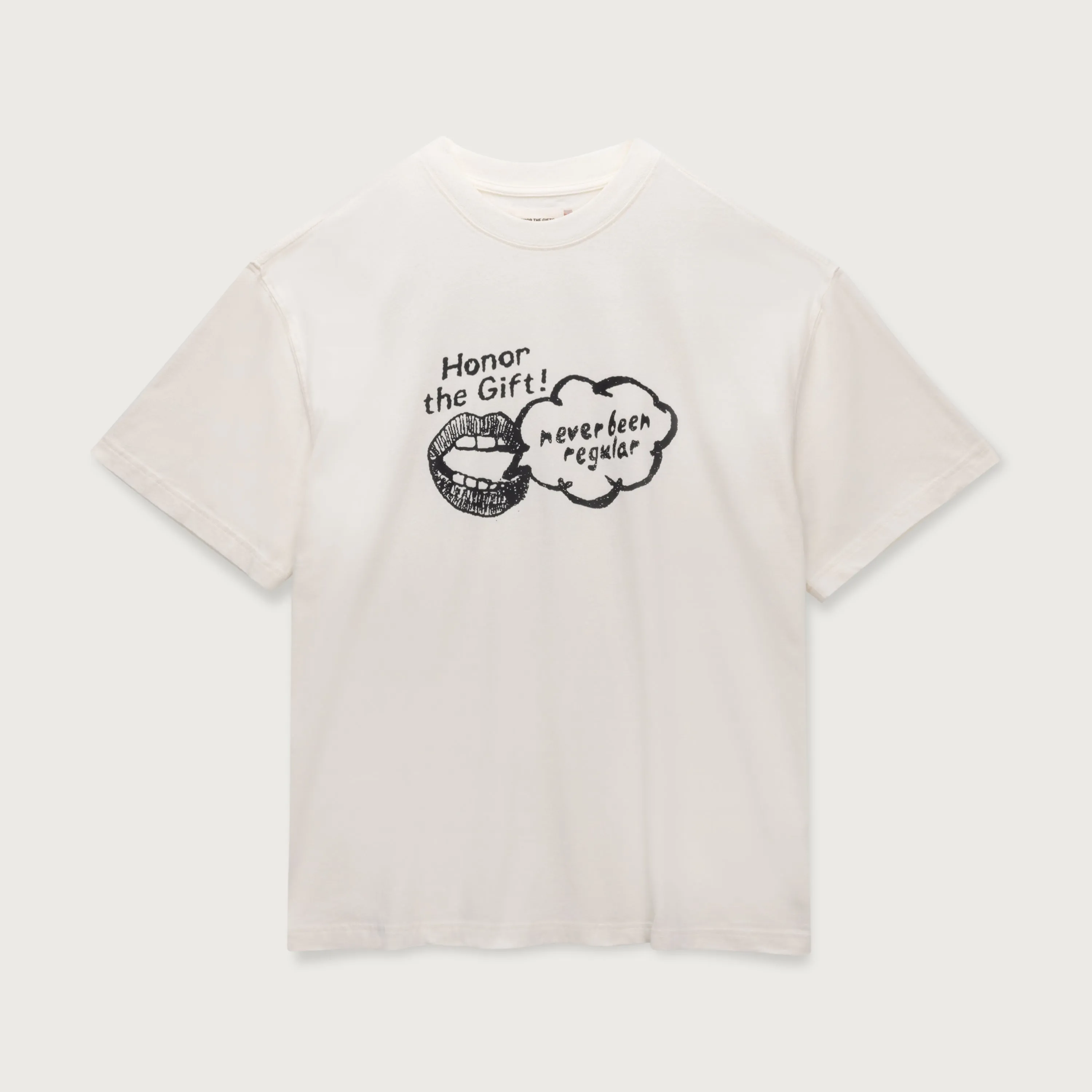 Never Been Regular Tee - White sold by Honor the Gift