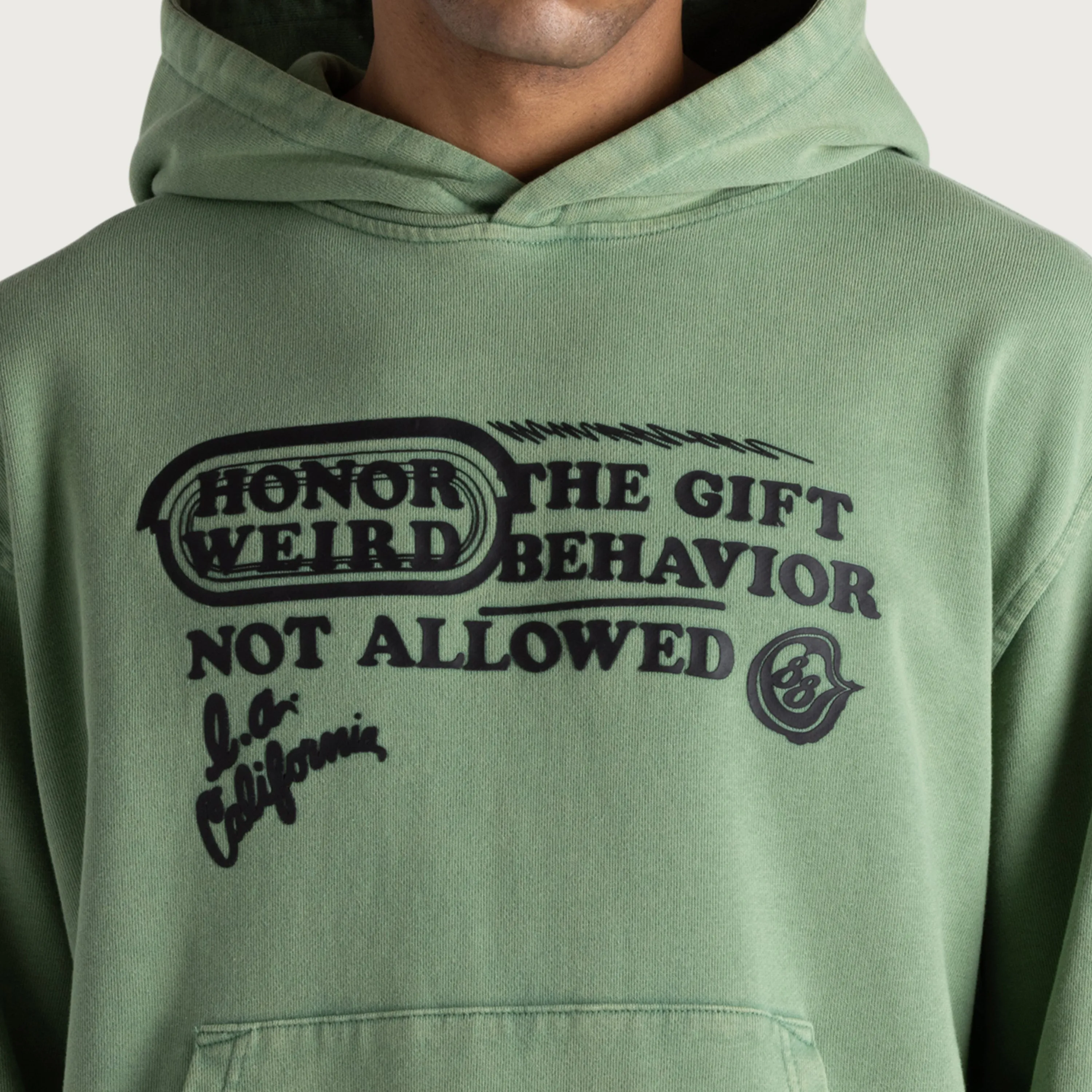 Not Allowed Hoodie - Mint sold by Honor the Gift product image thumbnail 4