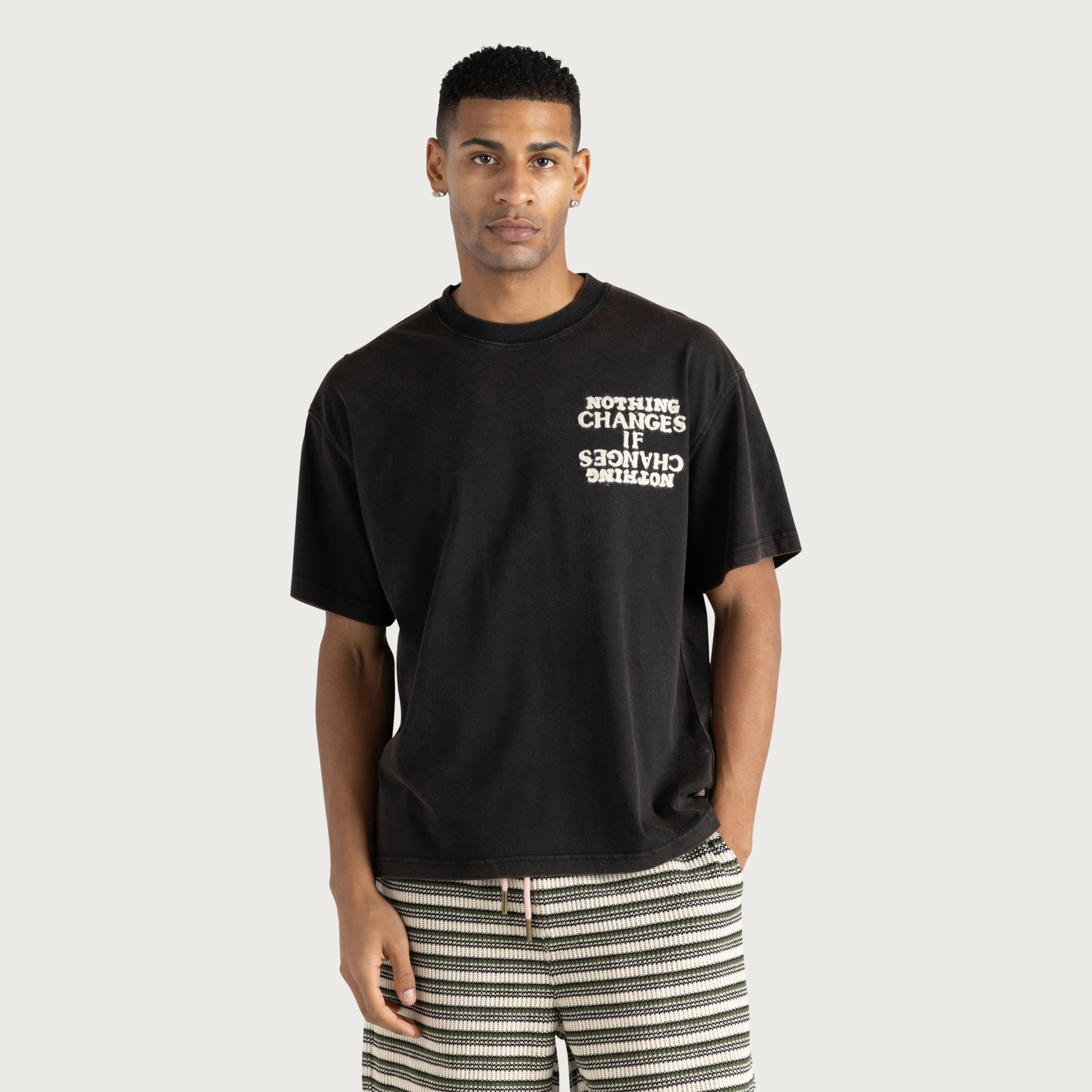 Nothing Changes Tee - Black sold by Honor the Gift product image thumbnail 5