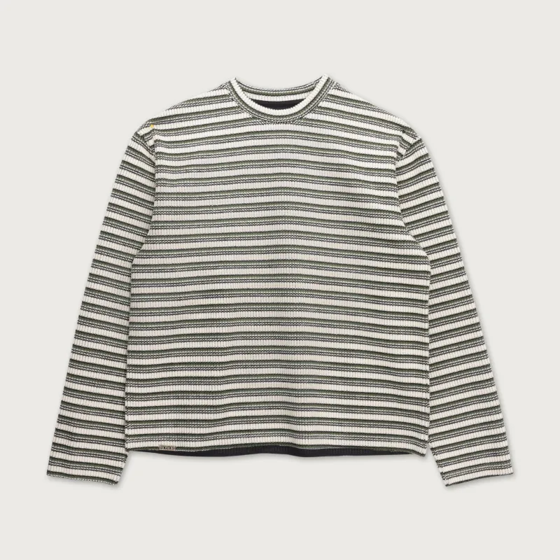 Speak Striped Crew - Olive made by Honor the Gift