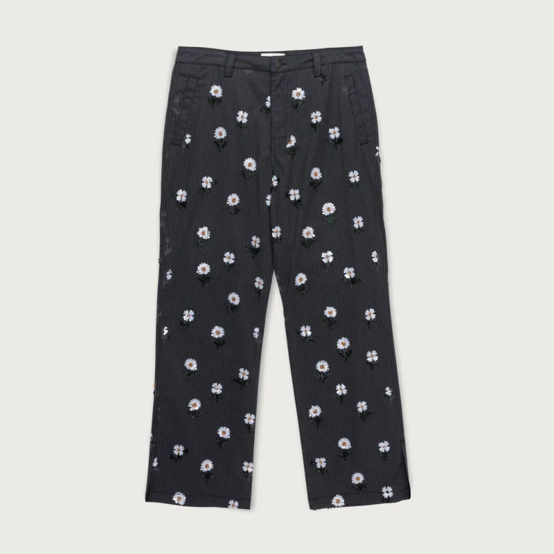 Flowers Beaded Pant - Black made by Honor the Gift