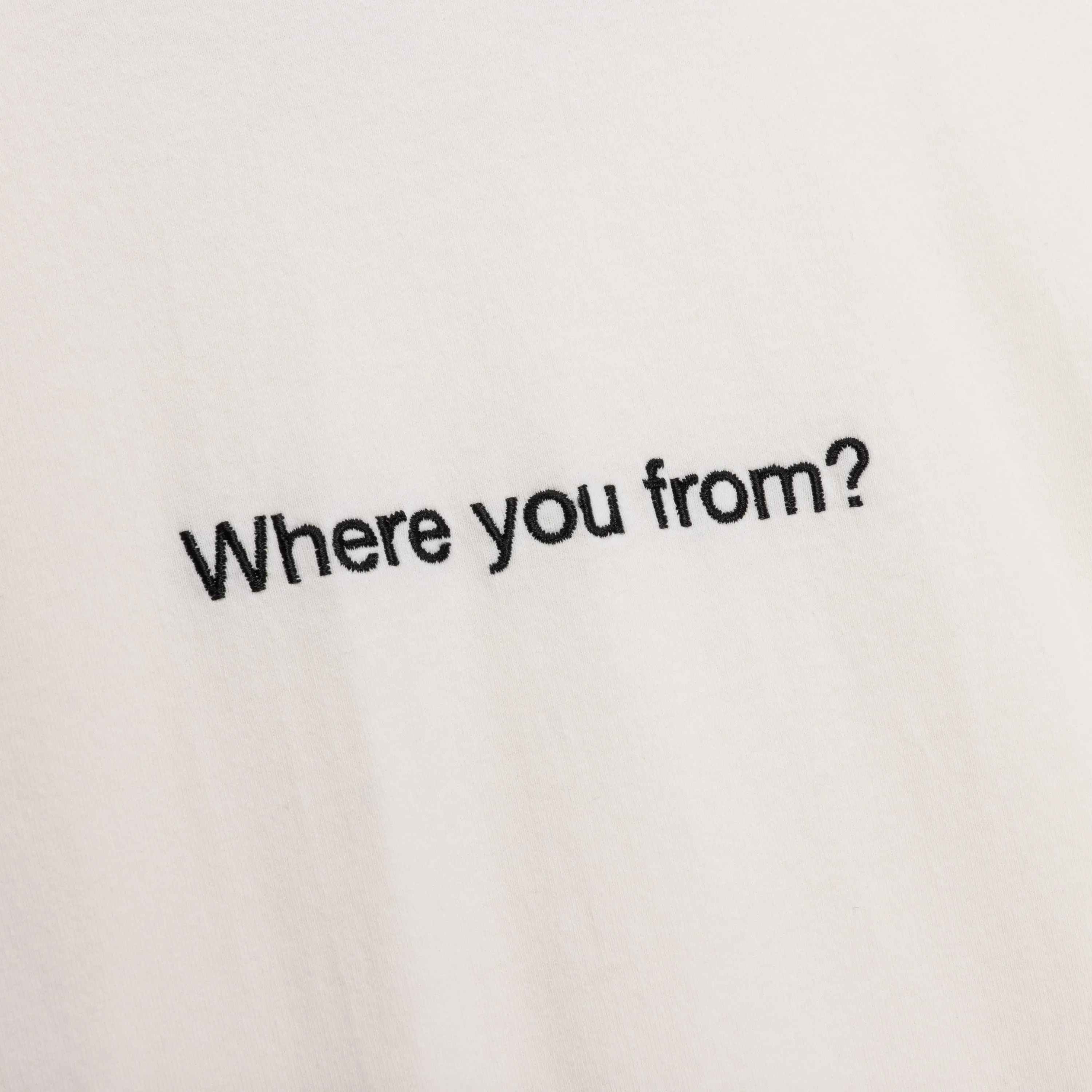 Where You From Tee - White sold by Honor the Gift product image thumbnail 4