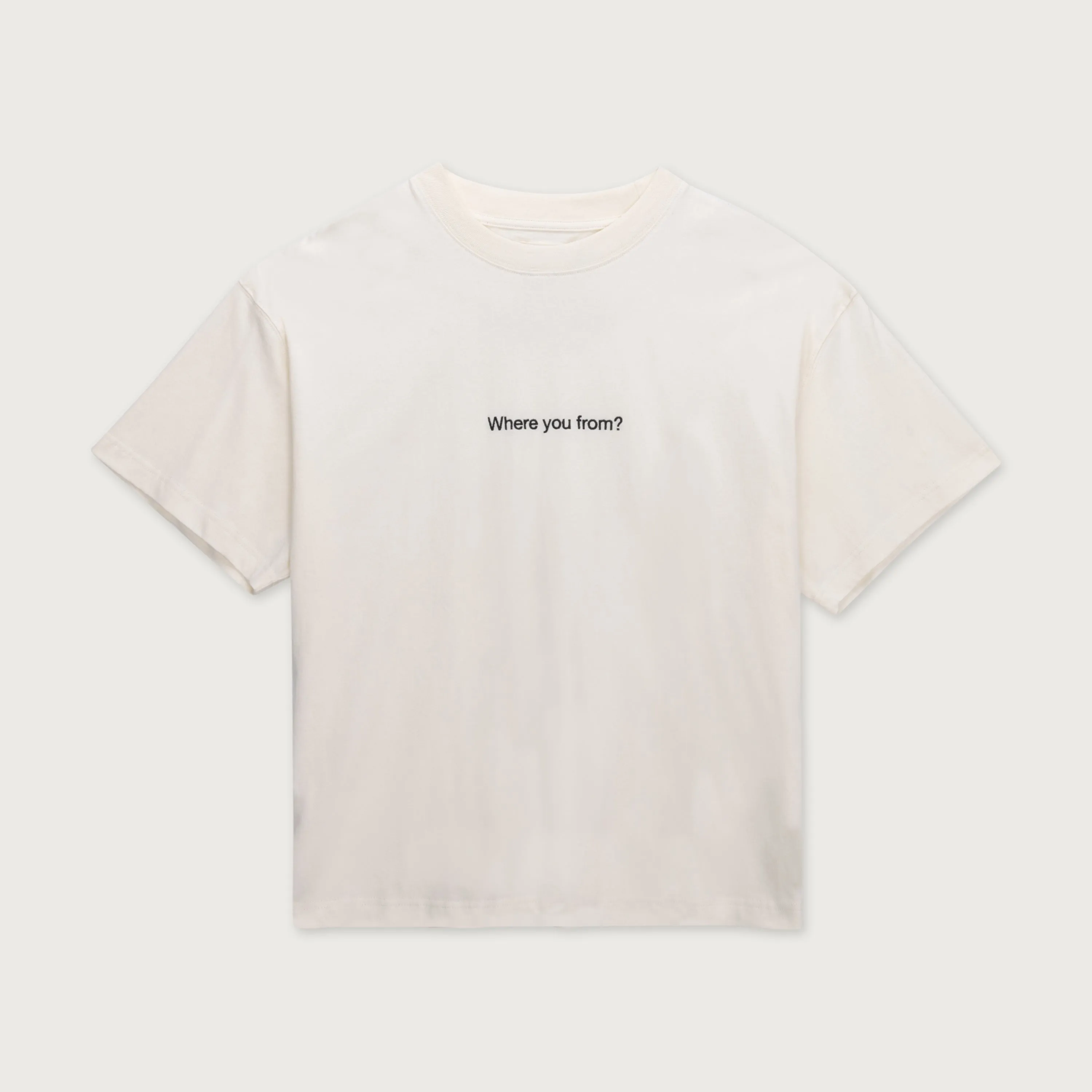 Where You From Tee - White sold by Honor the Gift
