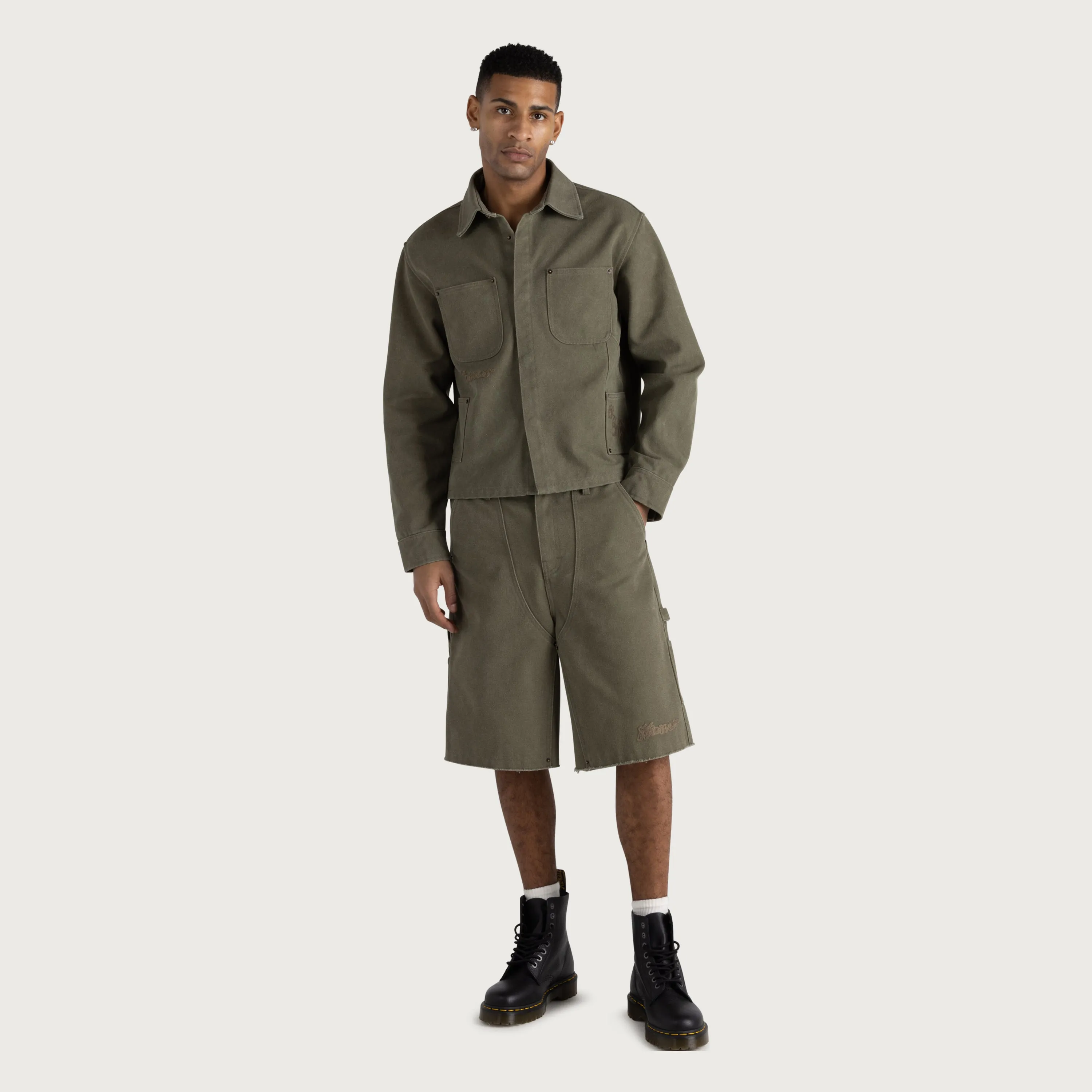 #88 Carpenter Short - Pebble sold by Honor the Gift product image thumbnail 2