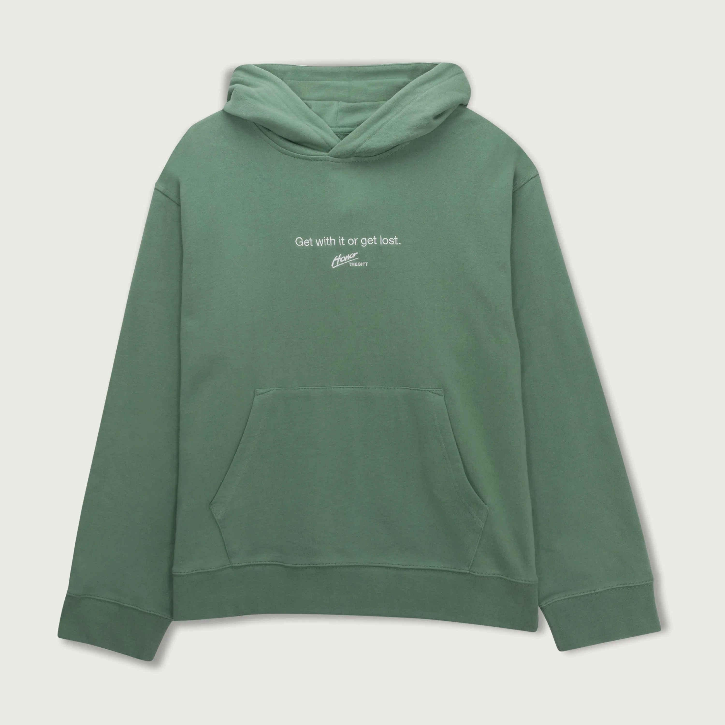 Get With It Or Get Lost Hoodie - Mint sold by Honor the Gift