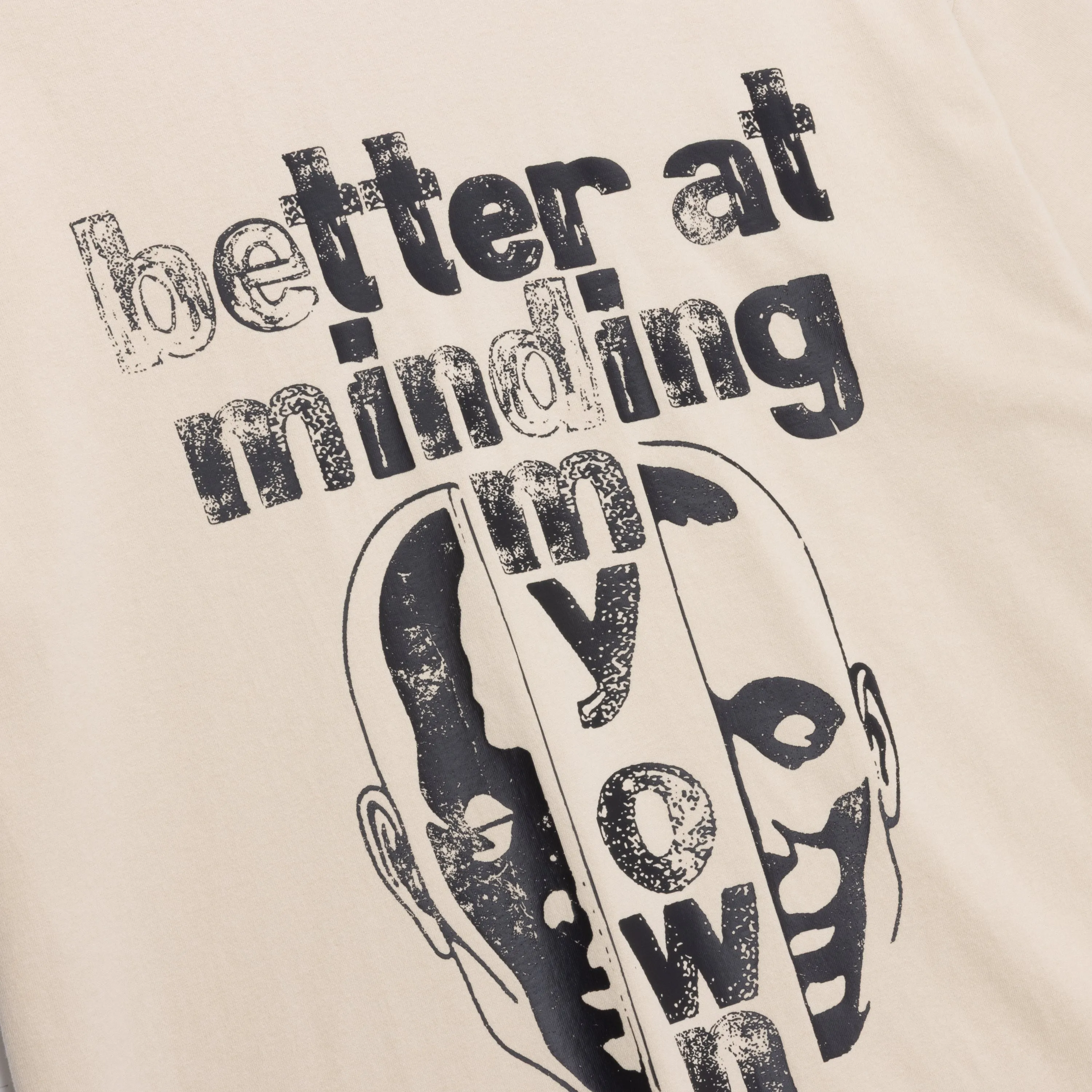 Better At Minding My Own Tee - Taupe sold by Honor the Gift product image thumbnail 3