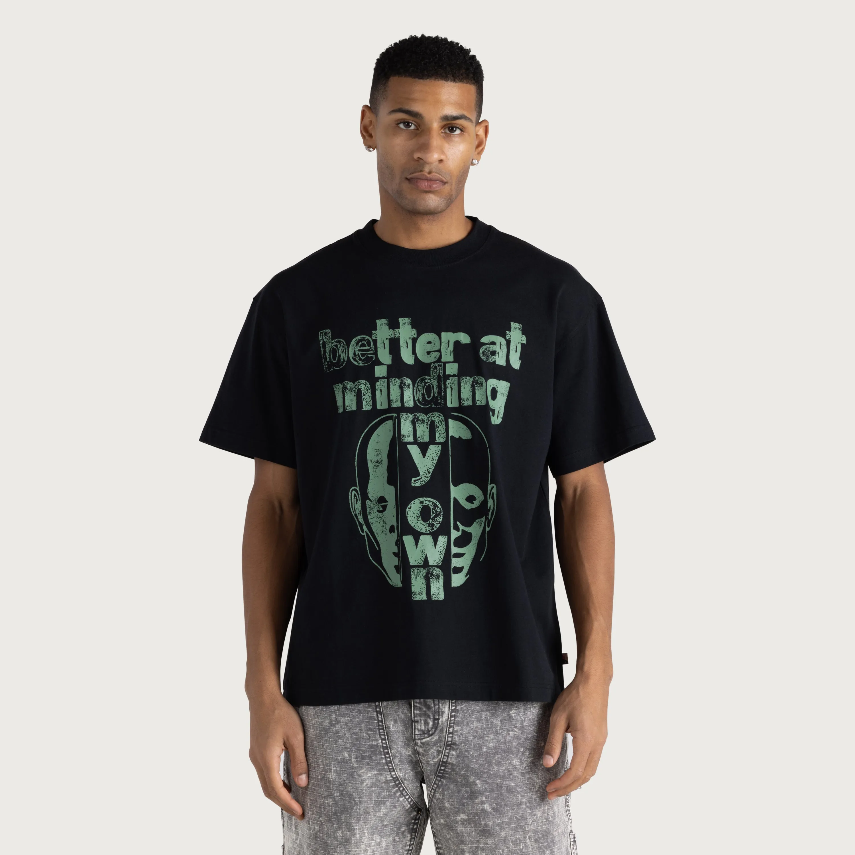 Better At Minding My Own Tee - Black sold by Honor the Gift