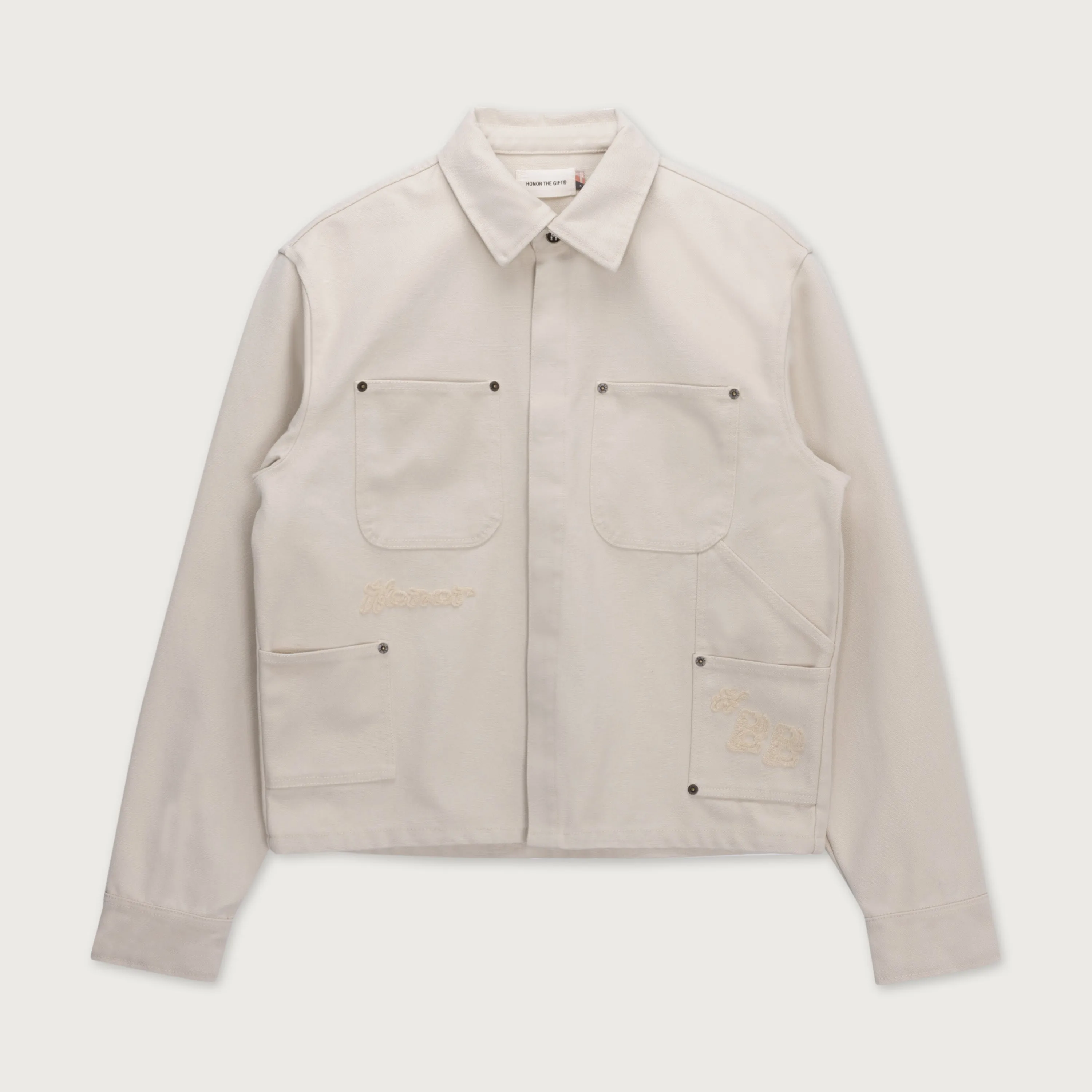 #88 Carpenter Shirt - Bone sold by Honor the Gift product image thumbnail 2