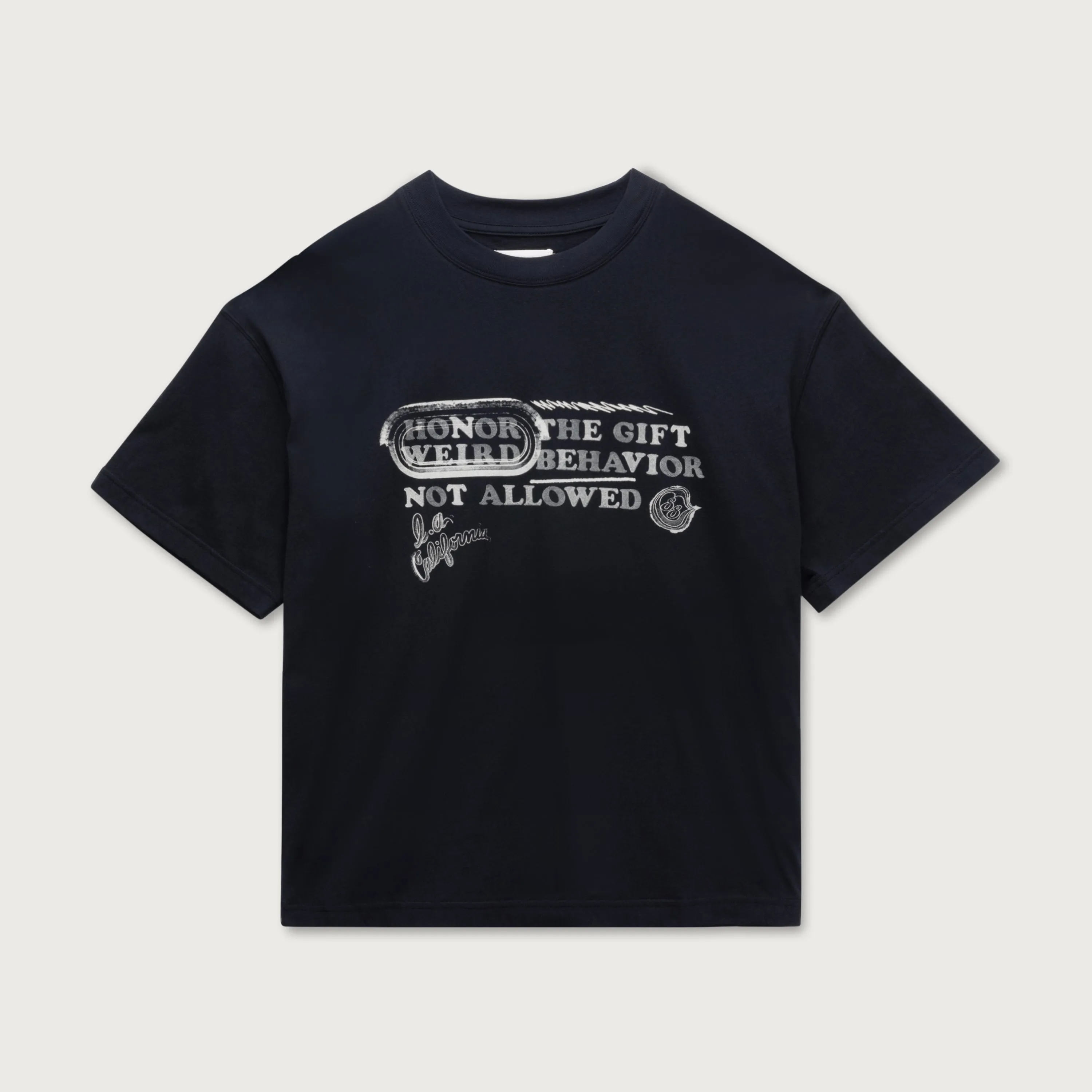 Weird Behavior S/S Tee - Black sold by Honor the Gift product image thumbnail 2