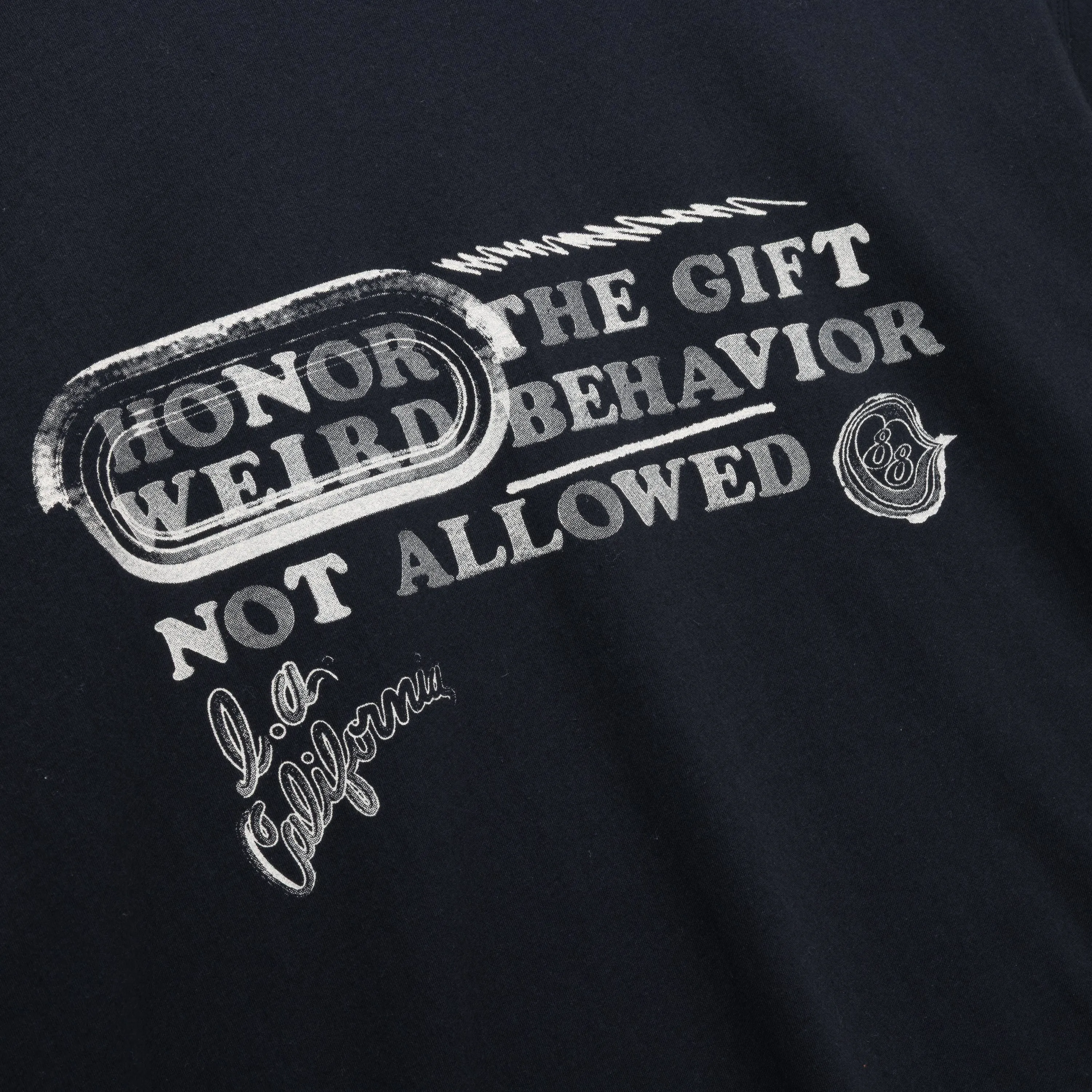 Weird Behavior S/S Tee - Black sold by Honor the Gift product image thumbnail 3