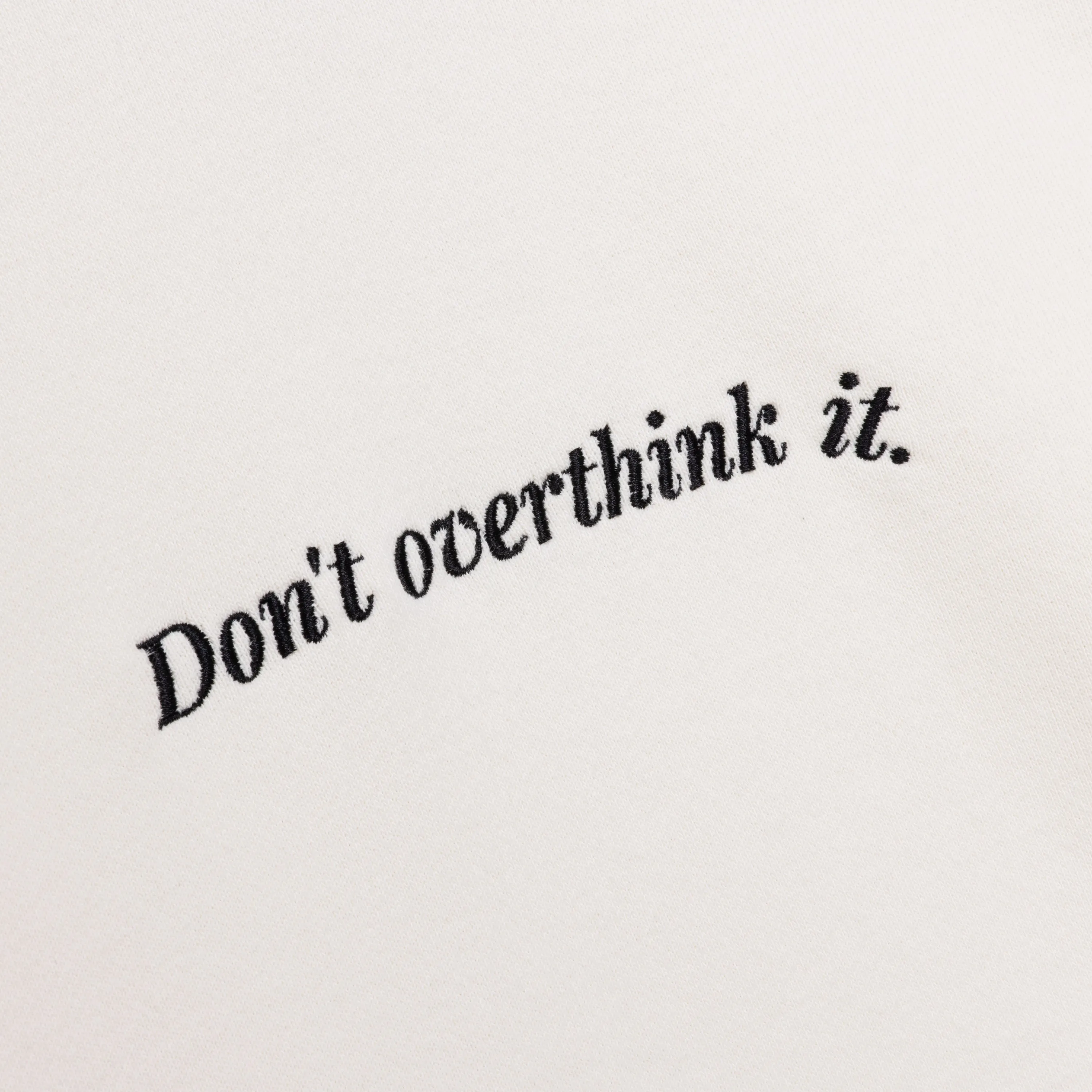 Dont Overthink It Crew - White sold by Honor the Gift product image thumbnail 4