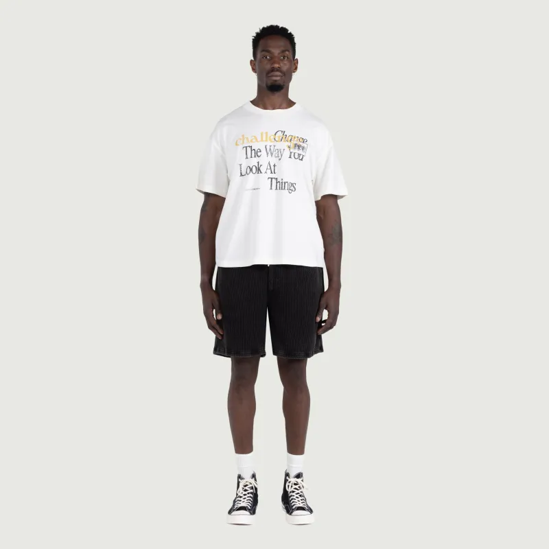 Rib Knit Drawcord 7" Shorts - Black made by Honor the Gift