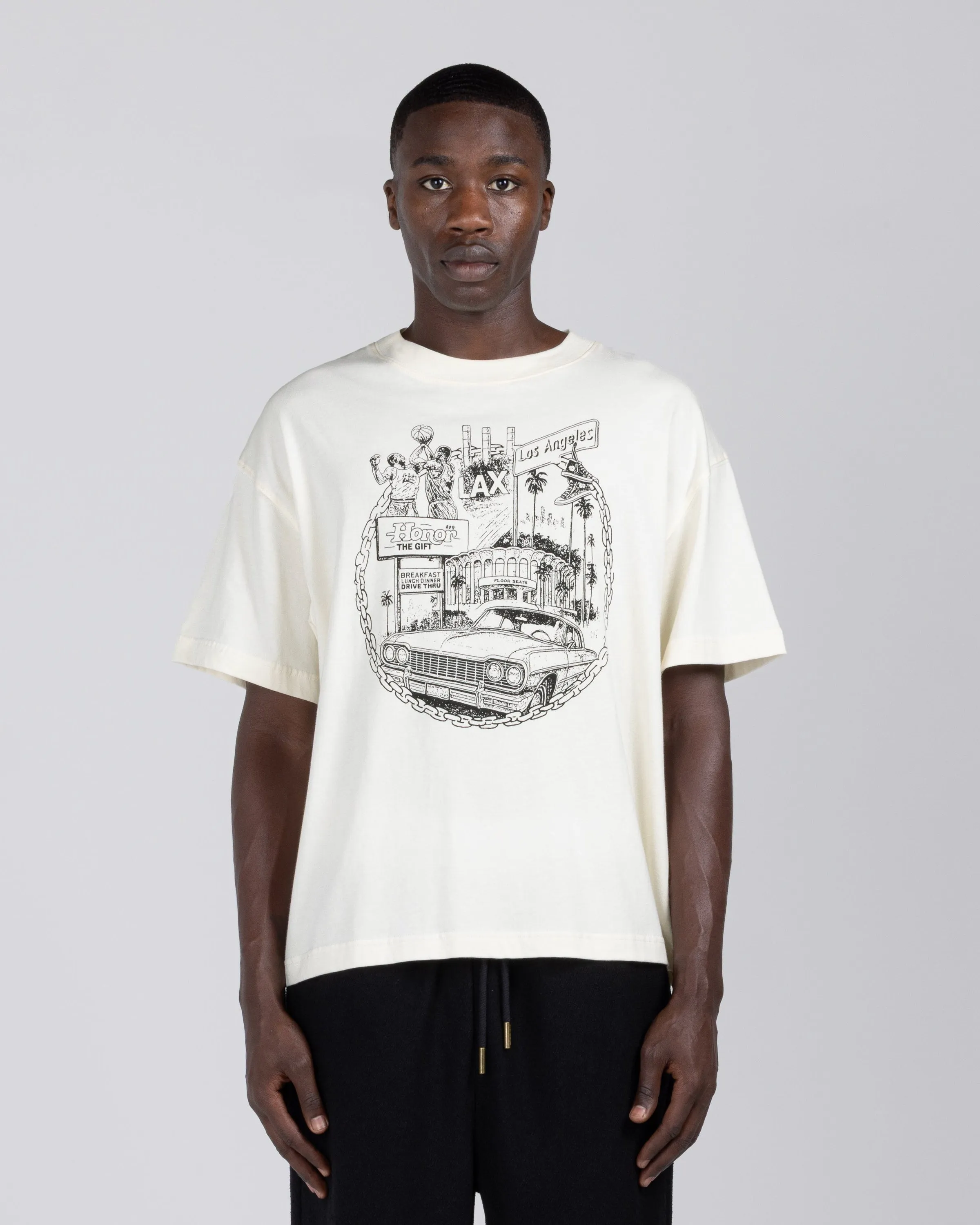 LA Chain City Tee - Bone sold by Honor the Gift product image thumbnail 2