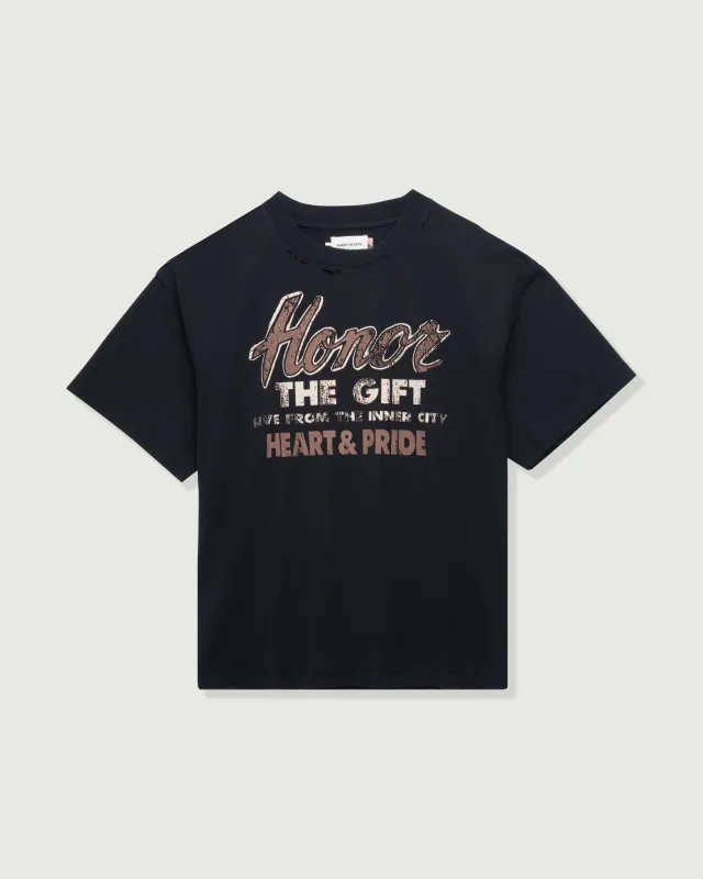 Heart & Pride Tee - Black made by Honor the Gift