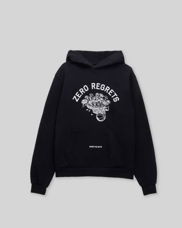 Zero Regrets Hoodie - Black made by Honor the Gift