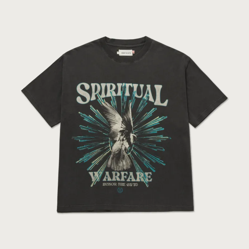 Spiritual Conflict T-Shirt - Black sold by Honor the Gift
