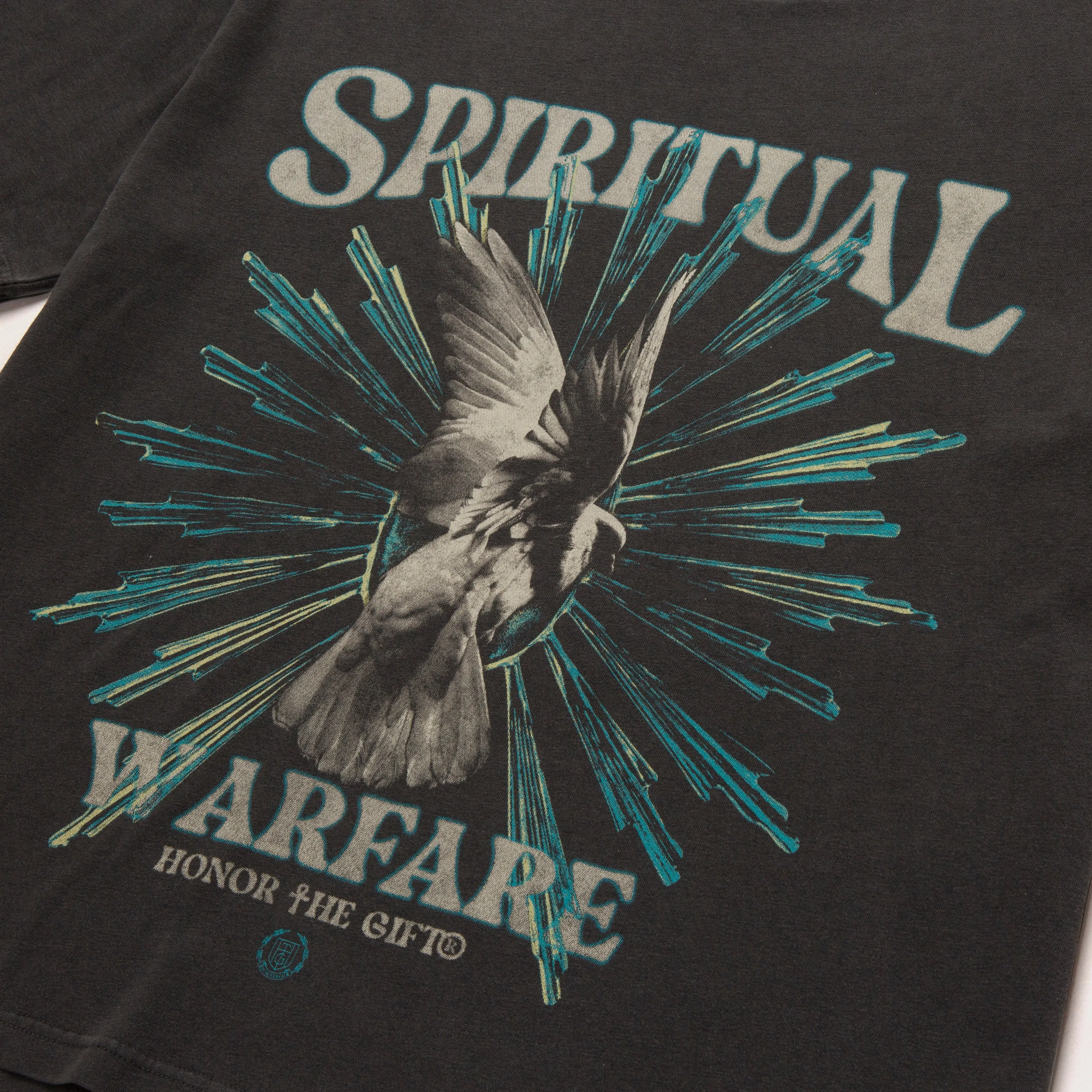 Spiritual Conflict T-Shirt - Black sold by Honor the Gift product image thumbnail 4