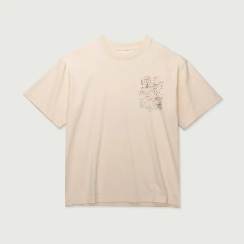 HTG® Vibe Higher T-Shirt - Bone sold by Honor the Gift