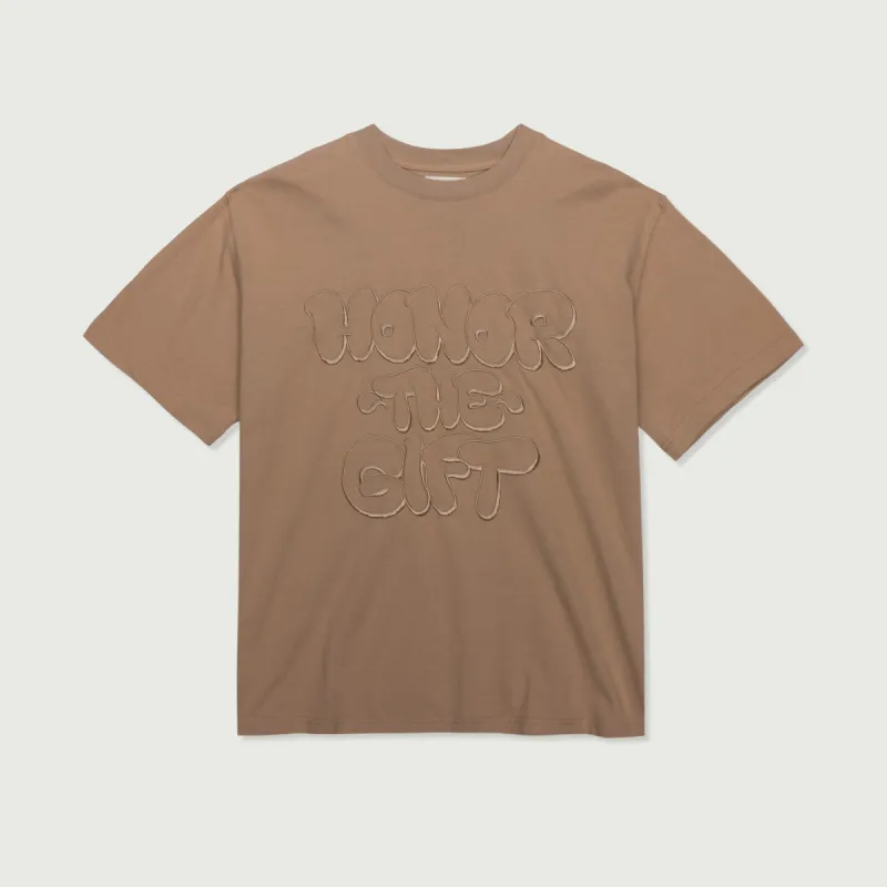 Amp'd Up T-Shirt - Tan sold by Honor the Gift