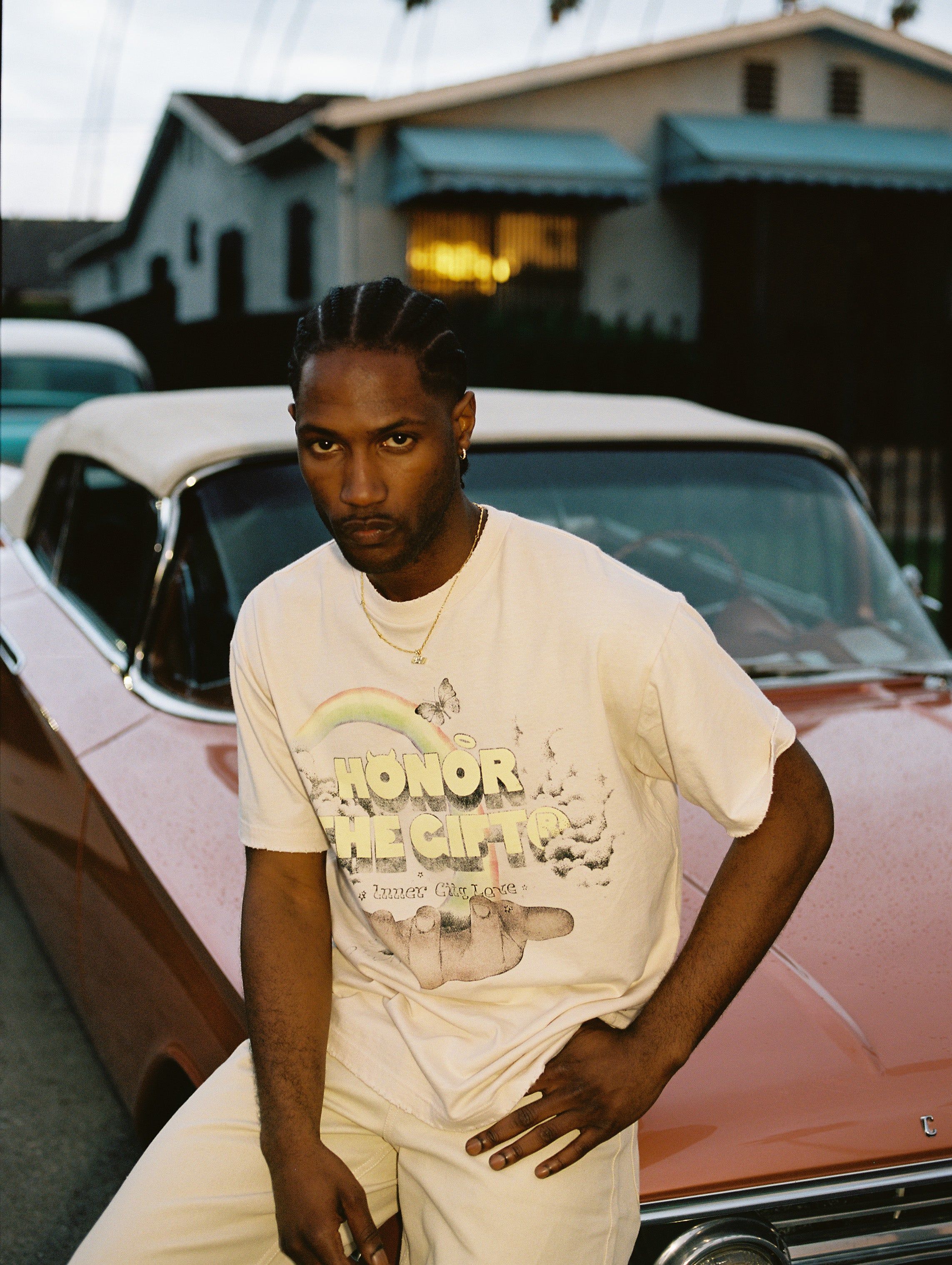 Palms T-Shirt - Cream sold by Honor the Gift product image thumbnail 6